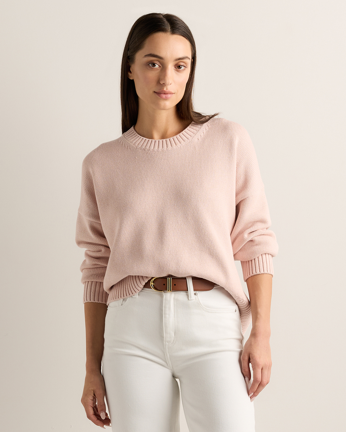 100% Organic Cotton Boyfriend Crew Sweater — Image 62