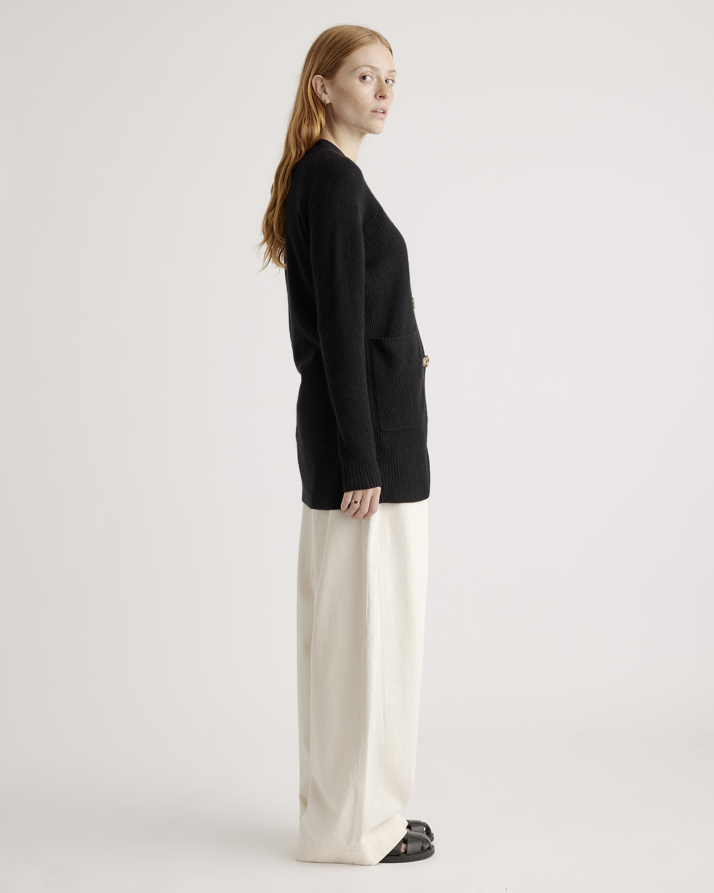 Baby Alpaca-Wool Oversized Cardigan — Image 10