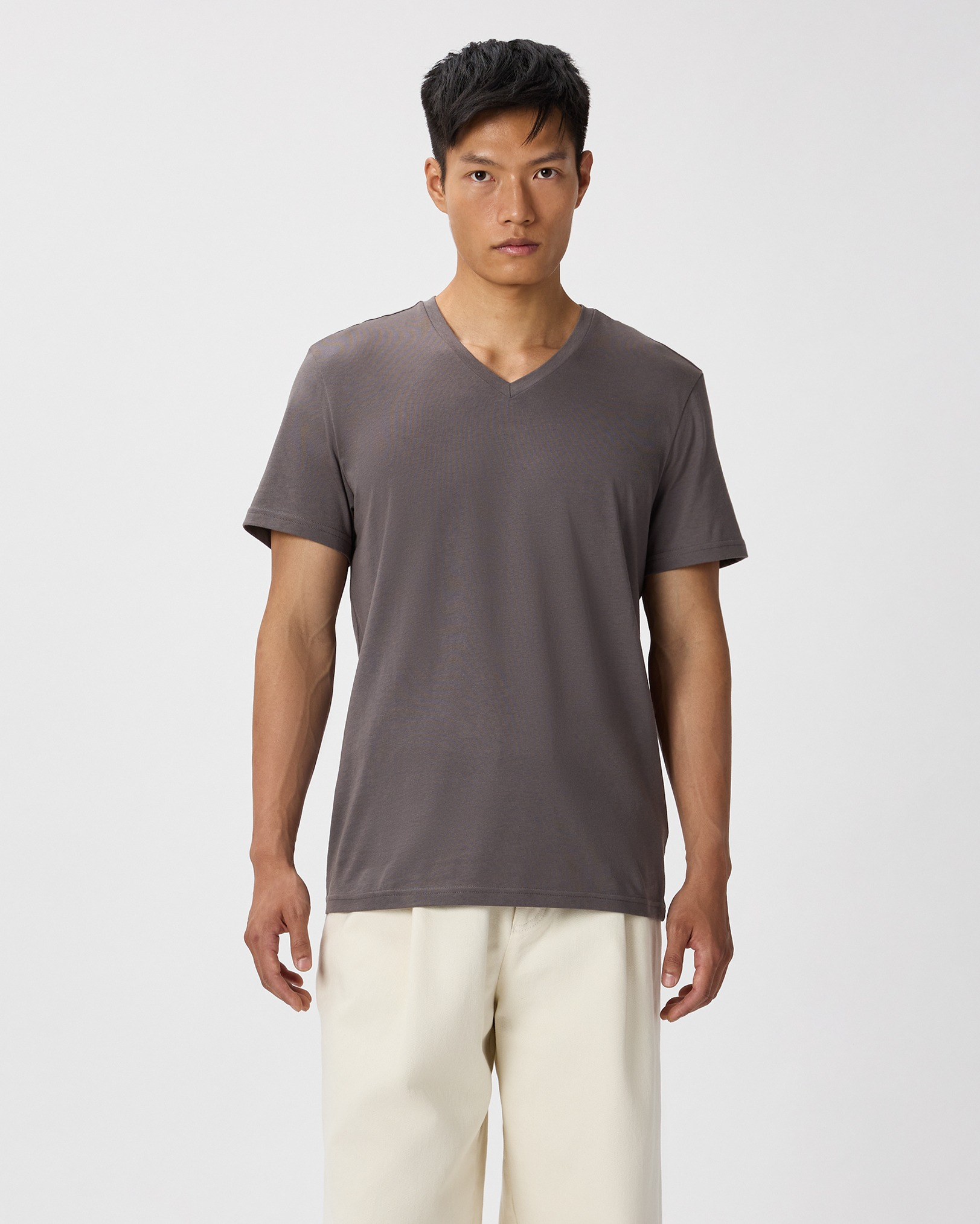 Men's Cotton Modal V-Neck Tee 3 Pack Bundle — Image 3