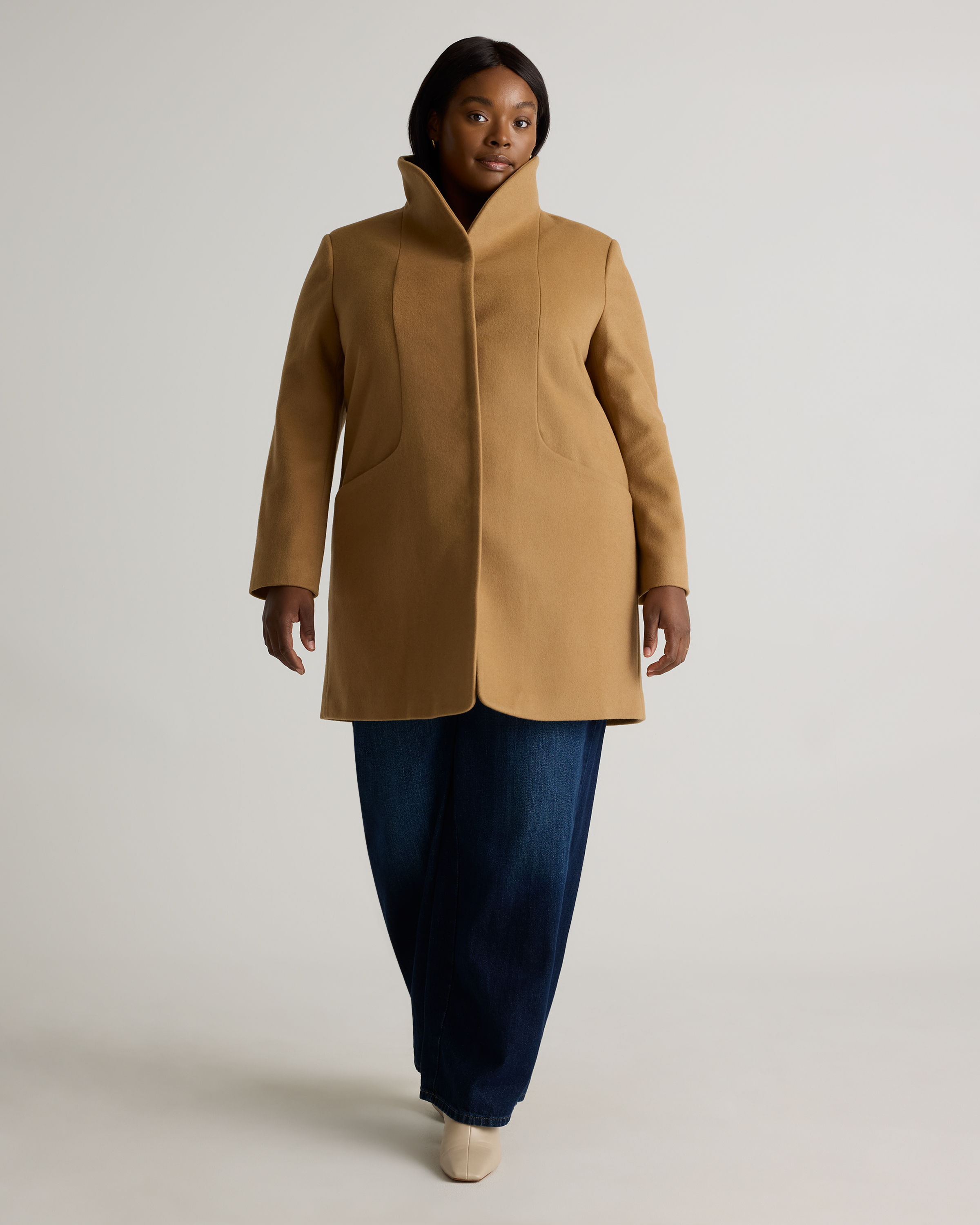 Italian Wool Cocoon Coat — Image 21