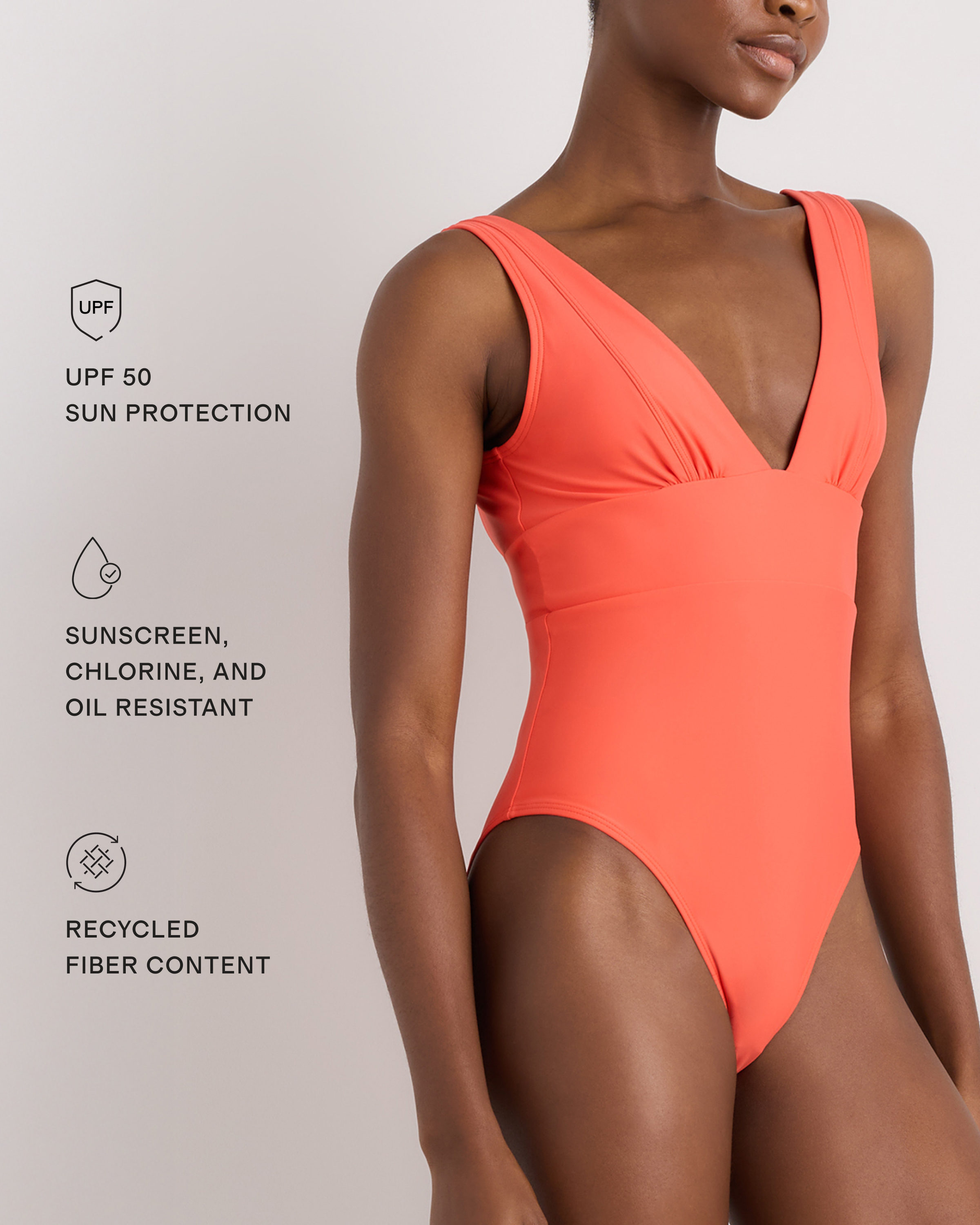 Italian Plunge One-Piece Swimsuit — Image 23