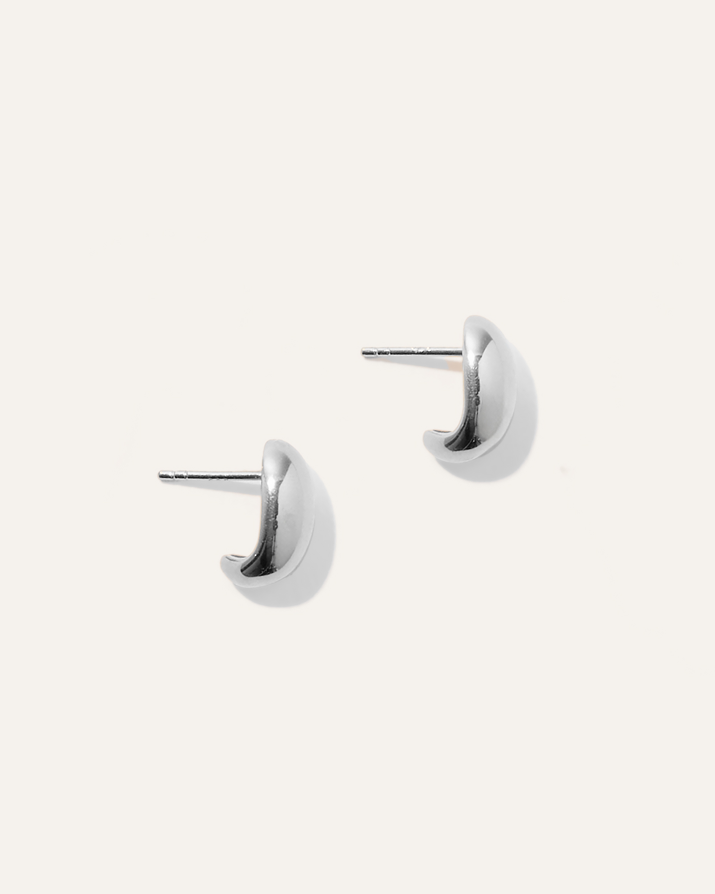 Globe Huggie Hoops — Image 5