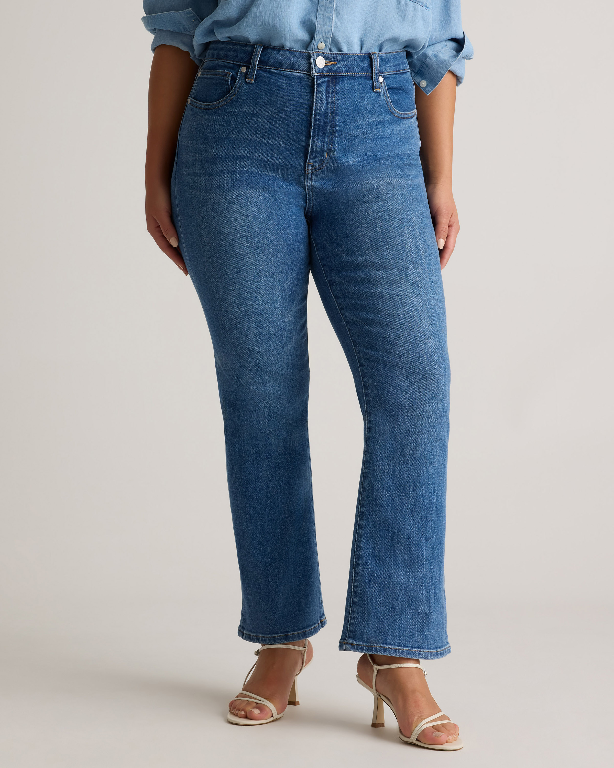 Bella Stretch Kick Flare Jeans — Image 123