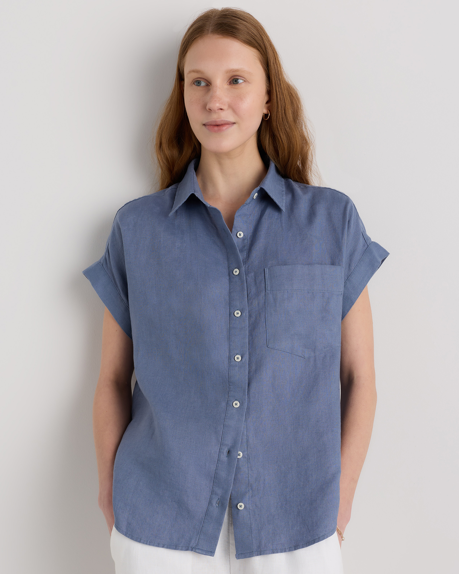 100% European Linen Camp Shirt — Image 29
