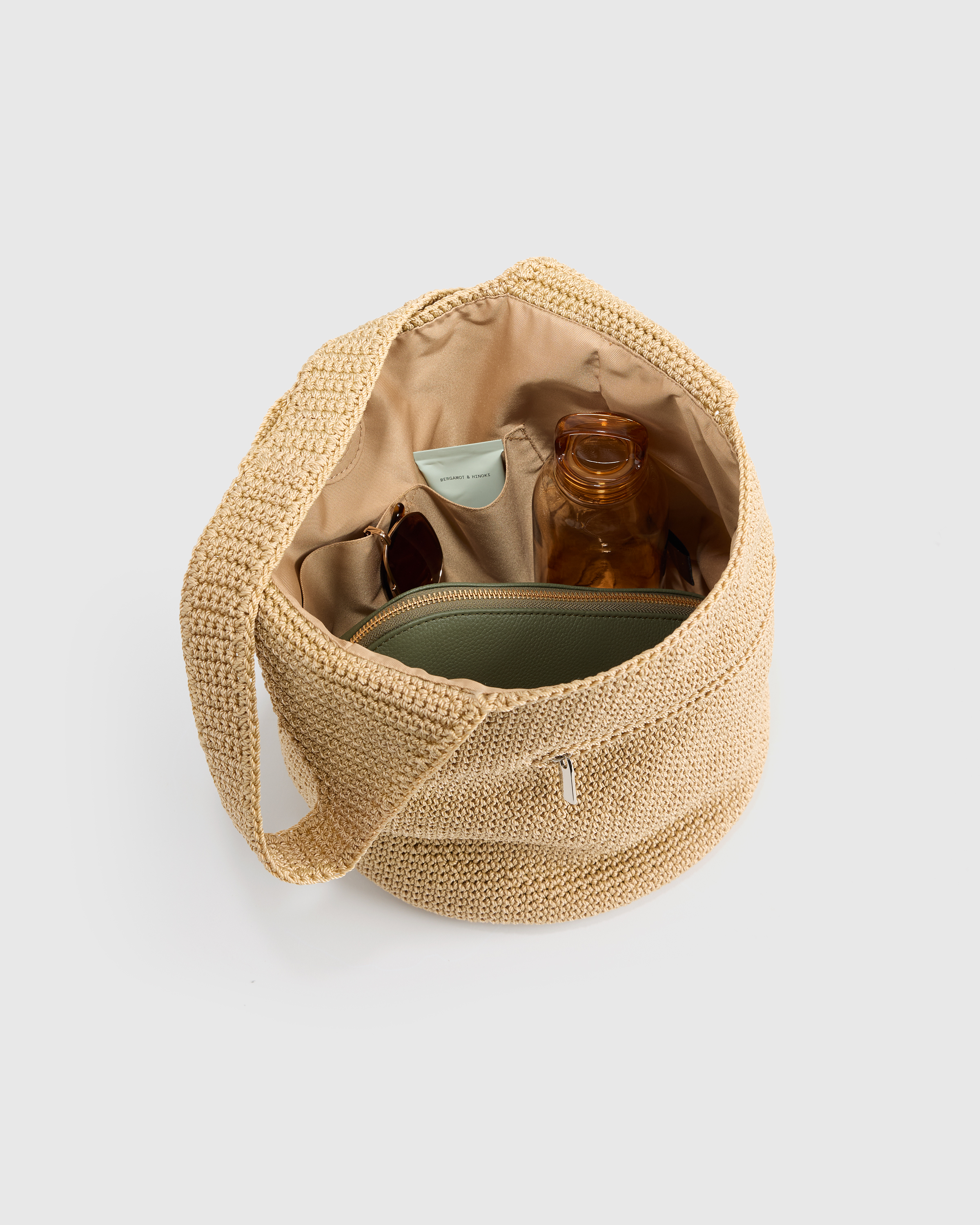 Hand Crochet Hobo Shoulder Bag — Image 13
