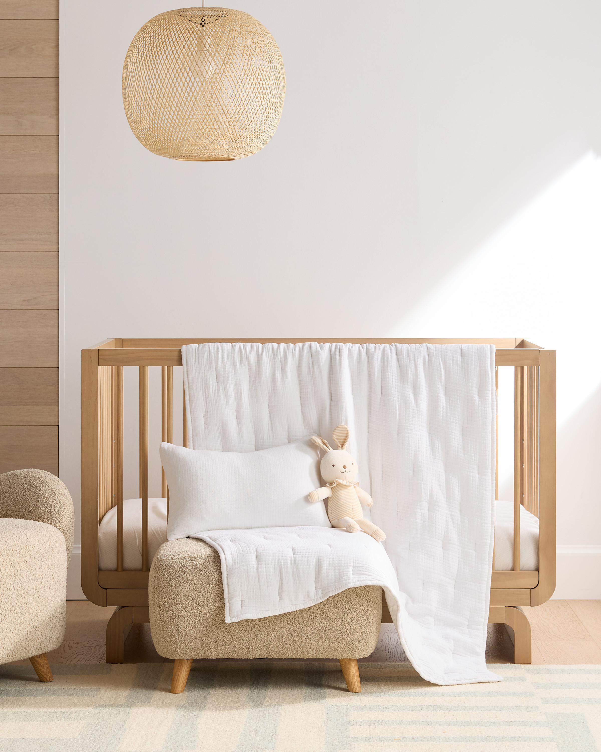 Organic Cotton Gauze Toddler Quilt — Image 12