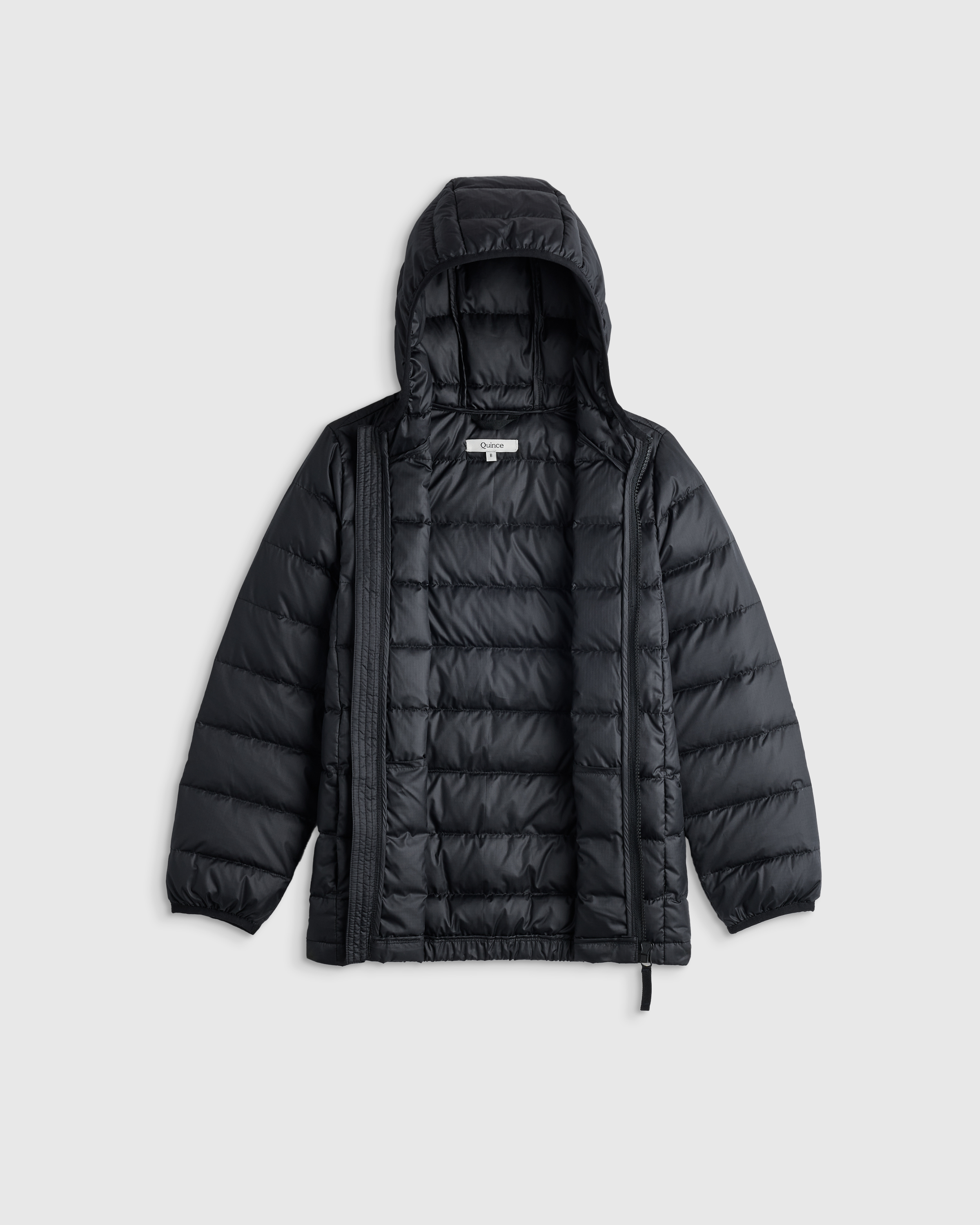 Lightweight Down Hooded Puffer Jacket — Image 17
