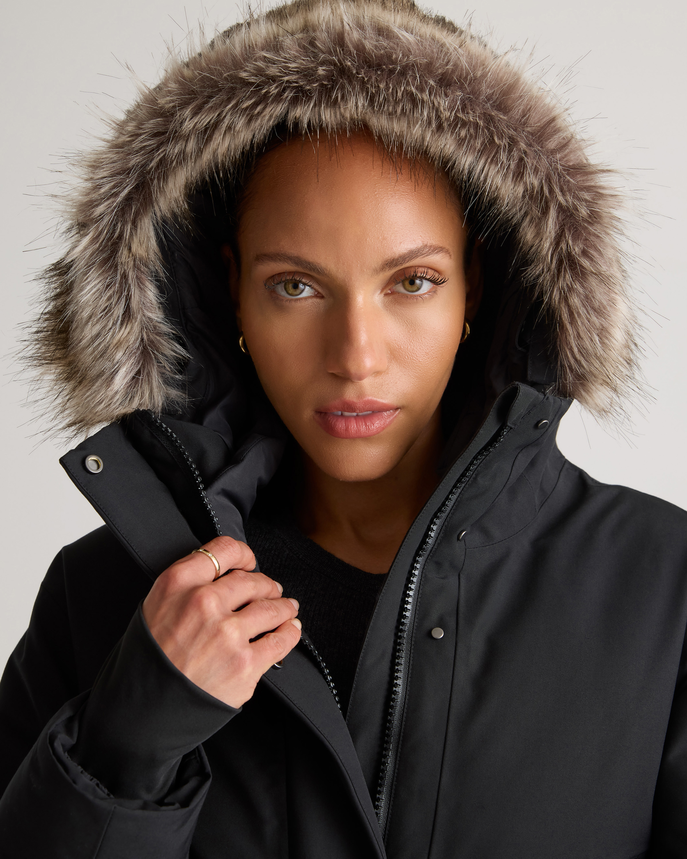 Responsible Down Hooded Long Parka — Image 11