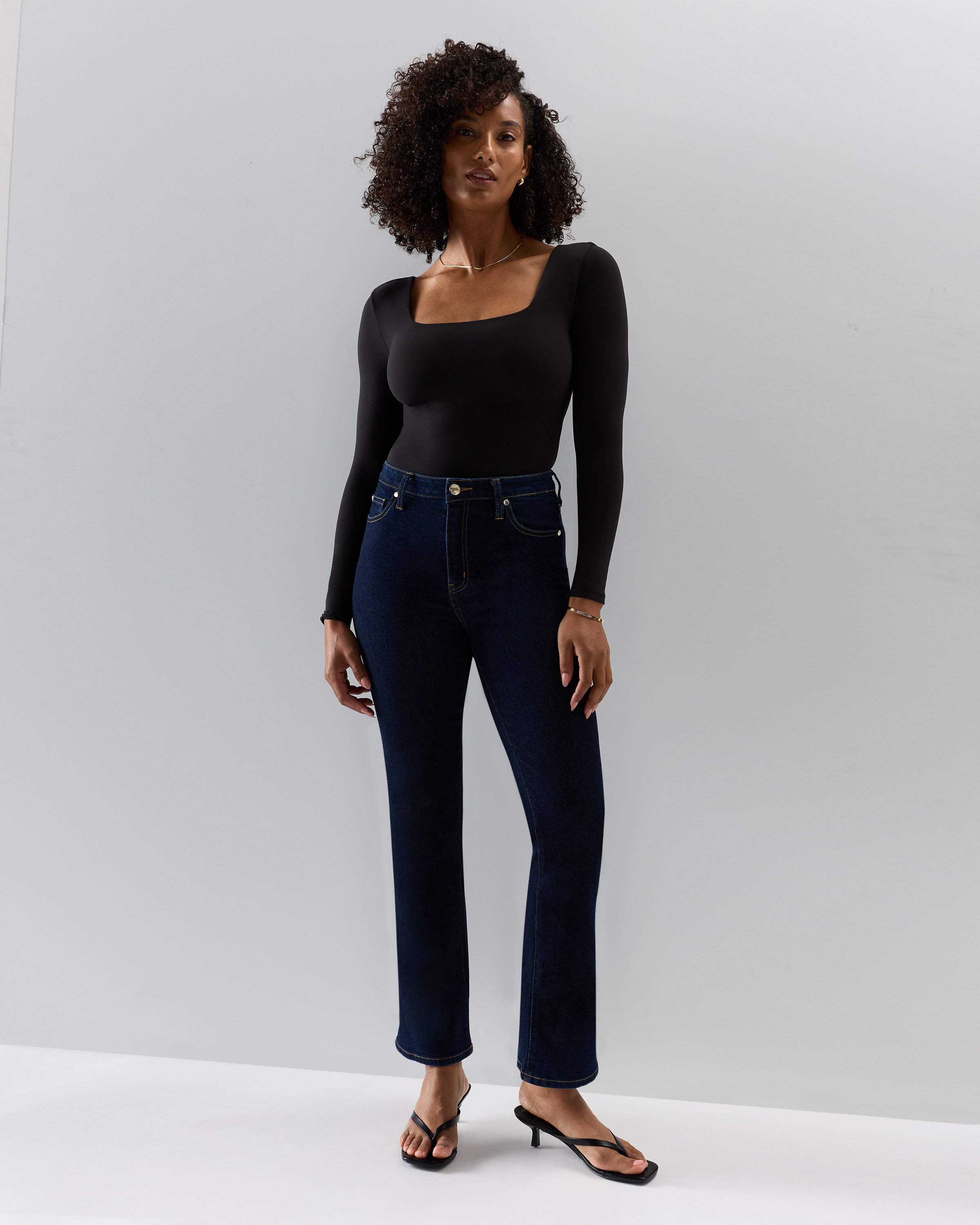 Bella Stretch Kick Flare Jeans — Image 95