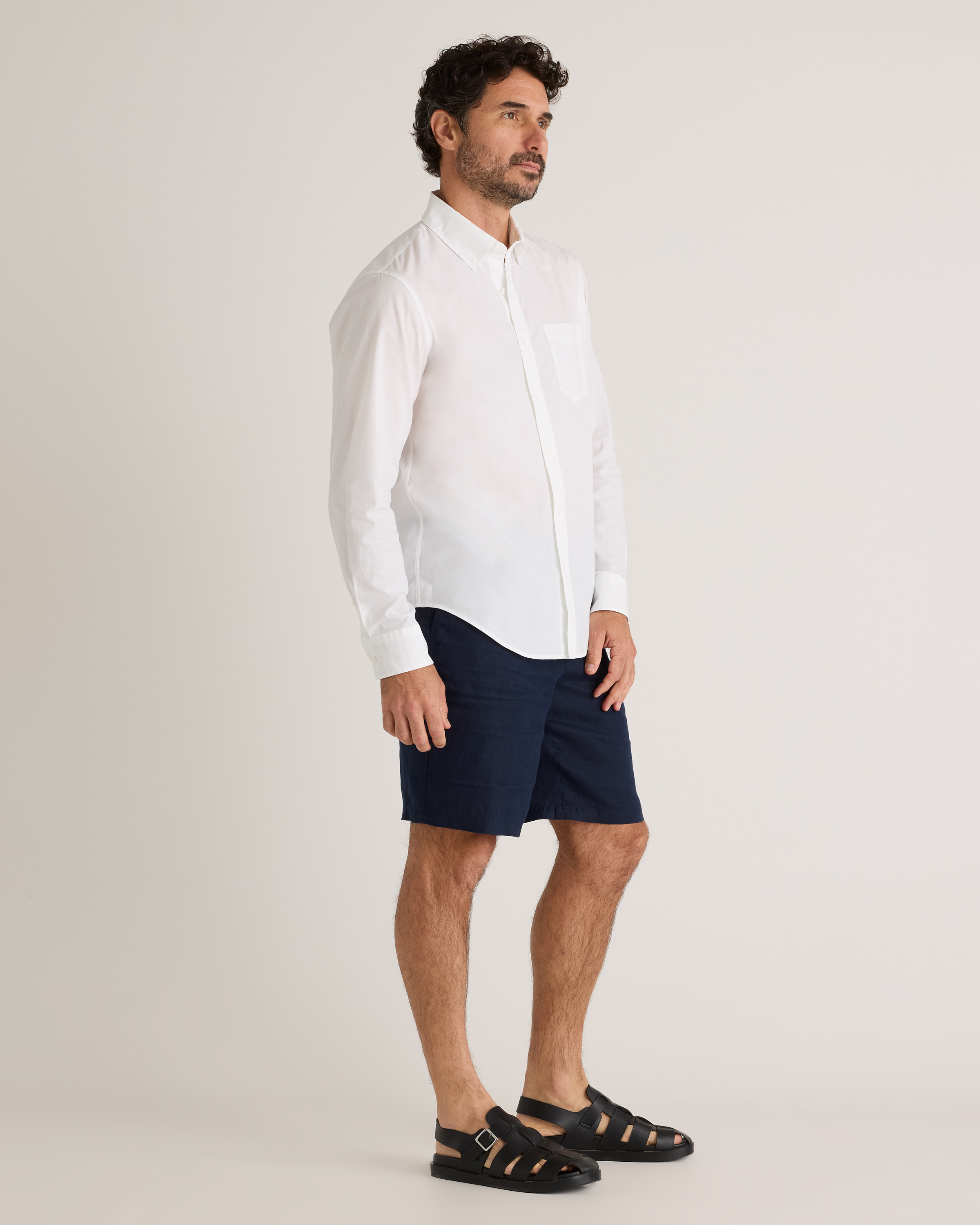 Organic Cotton Stretch Poplin Shirt — Image 18