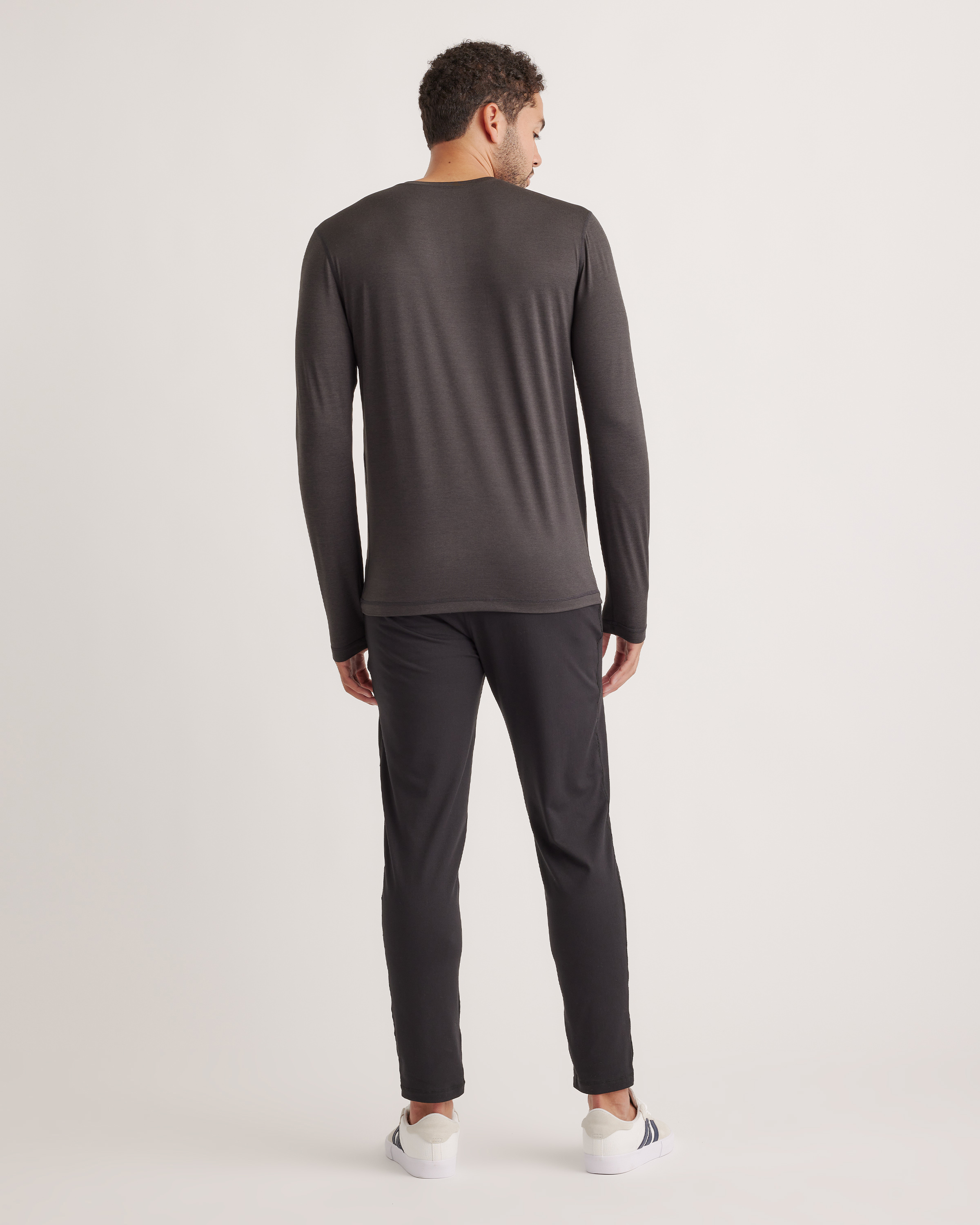 Flowknit Breeze Performance Long Sleeve Henley Tee — Image 13