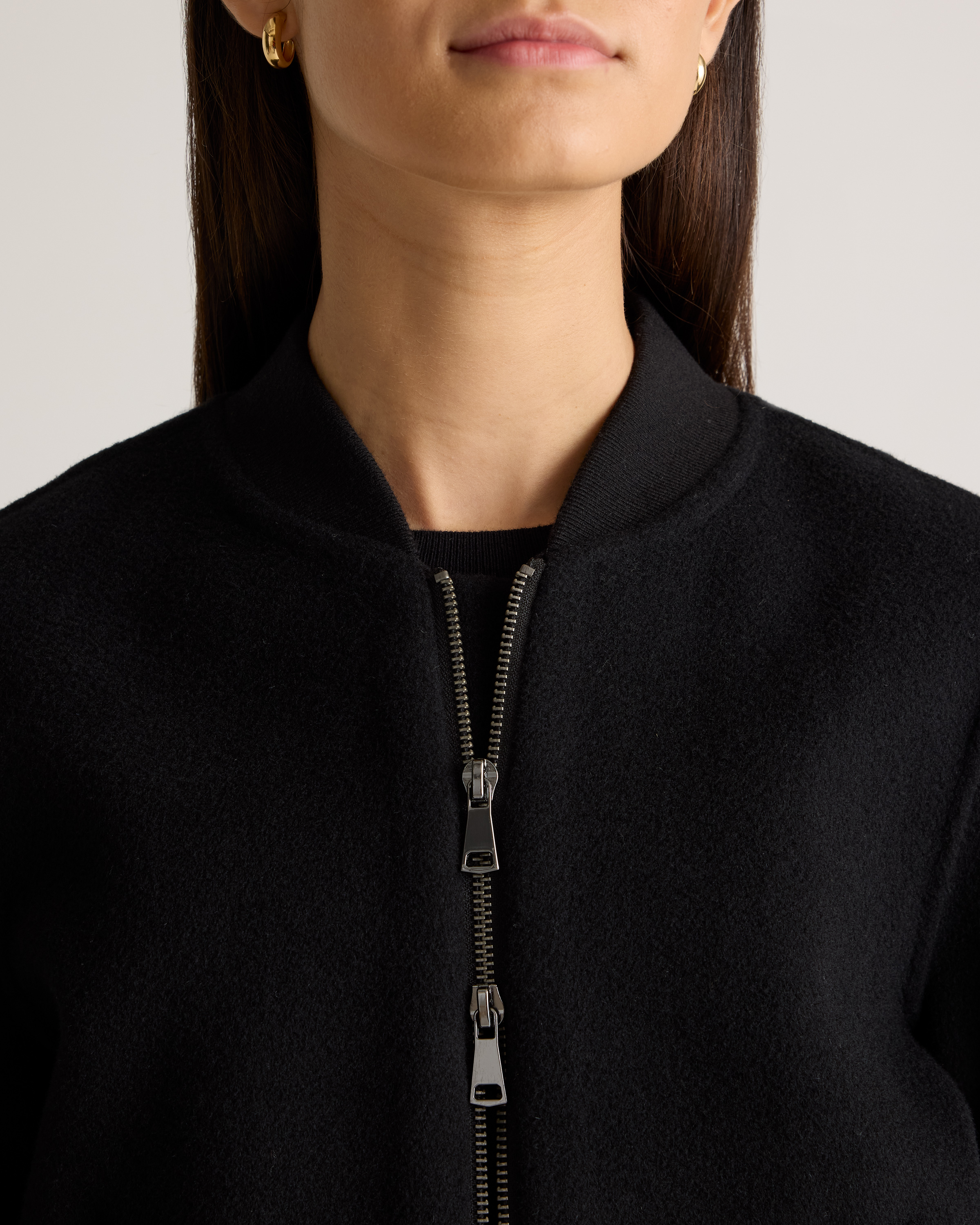 Double-Faced Merino Wool Bomber Jacket — Image 12