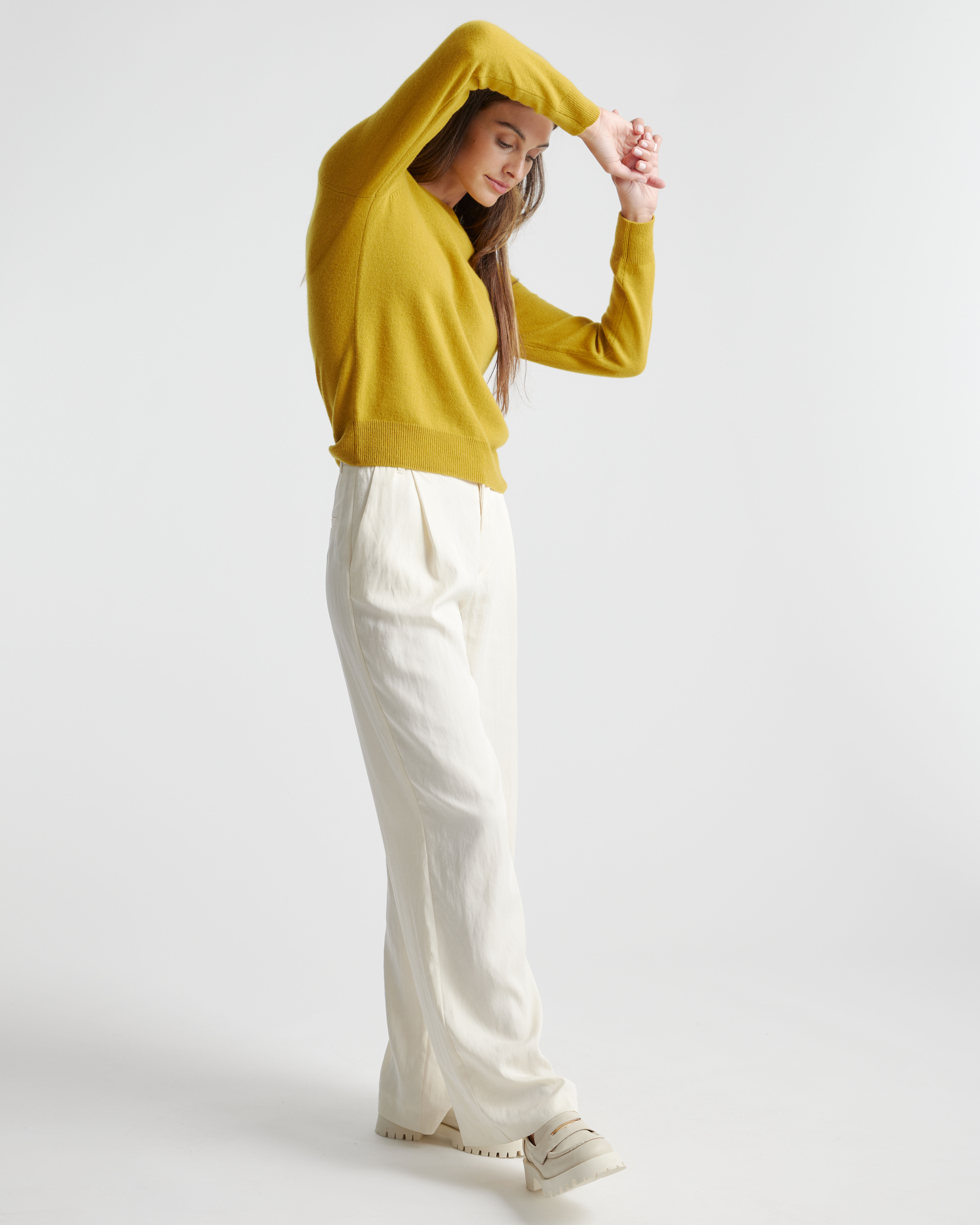 Mongolian Spring Cashmere Crewneck Sweater — Image 7