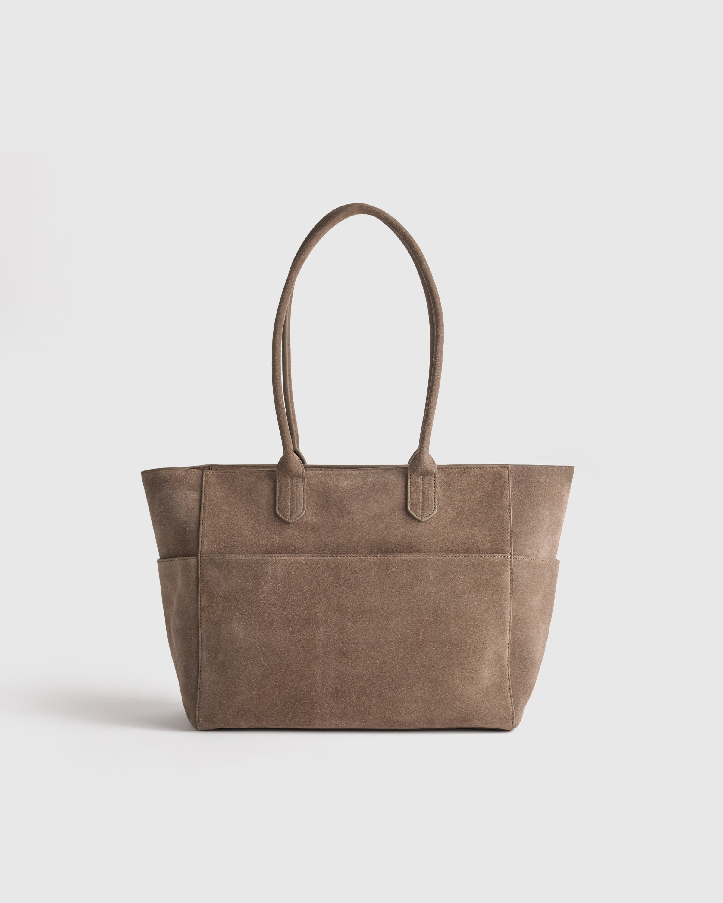 Italian Suede Shopper Tote — Image 24