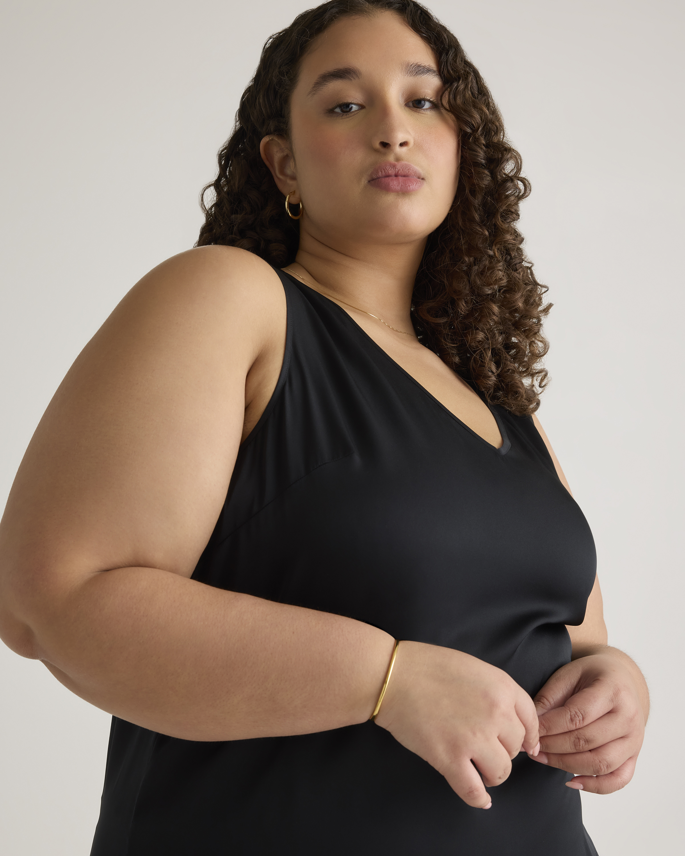 Washable Stretch Silk Tank — Image 8