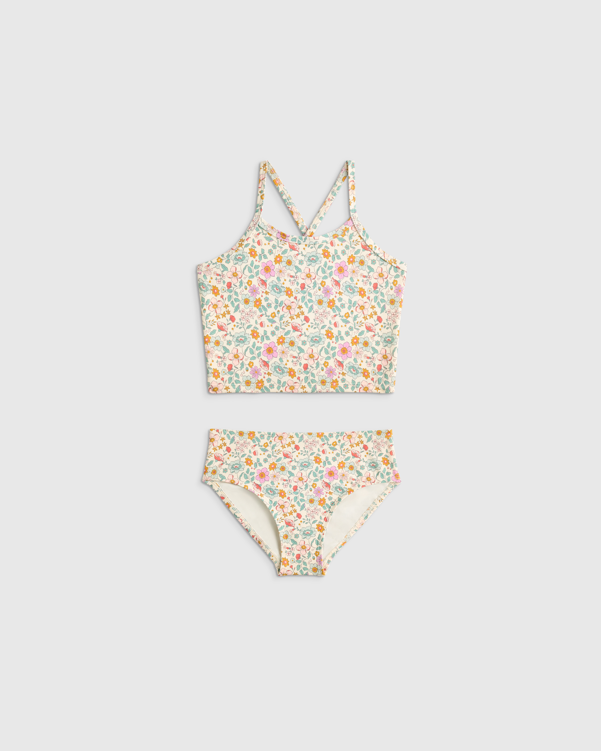 Tankini and Long Sleeve Raglan Rash Guard Set — Image 7