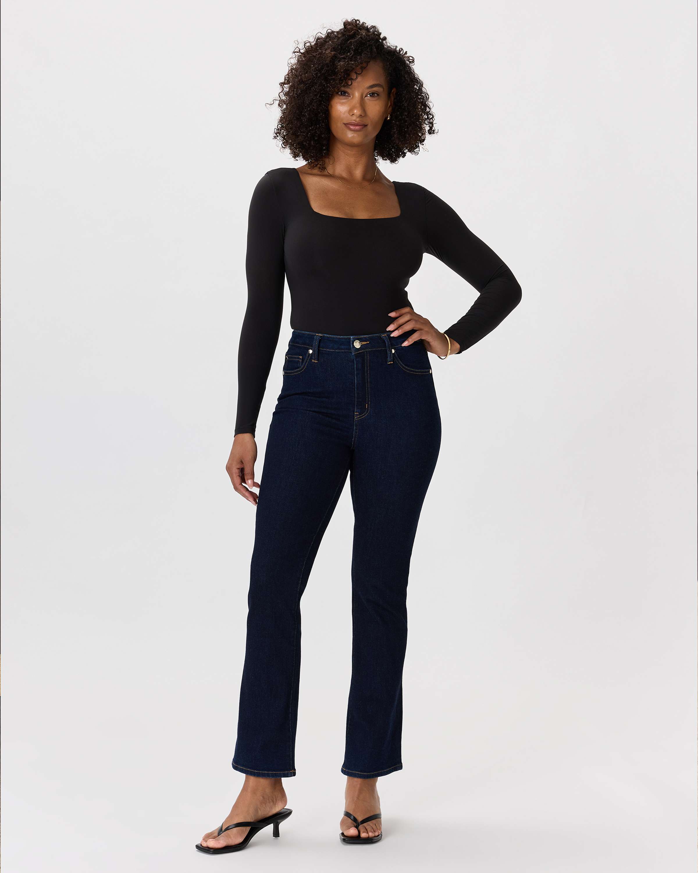 Bella Stretch Kick Flare Jeans — Image 146