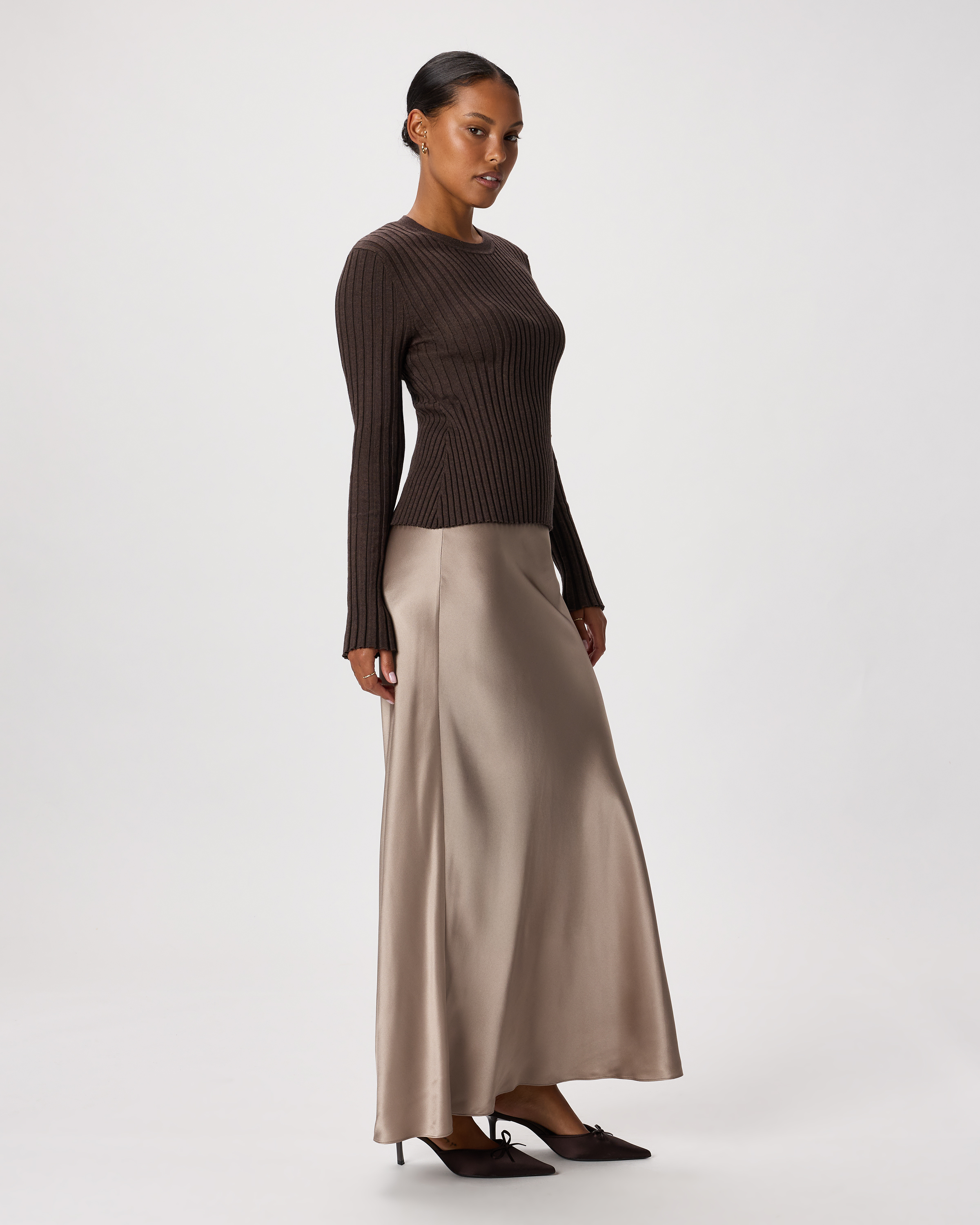 100% Washable Silk Maxi Skirt — Image 28
