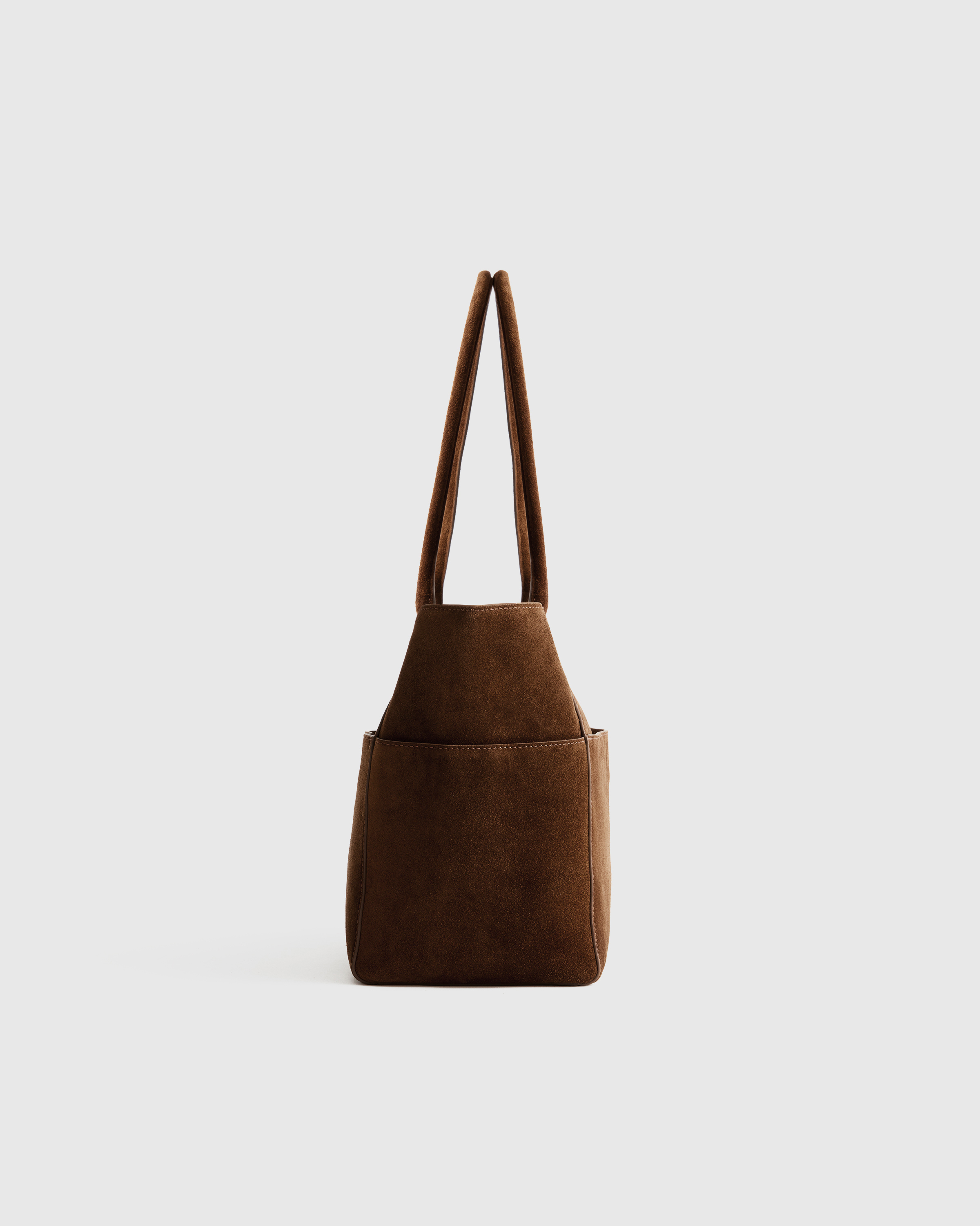 Italian Suede Shopper Tote — Image 30