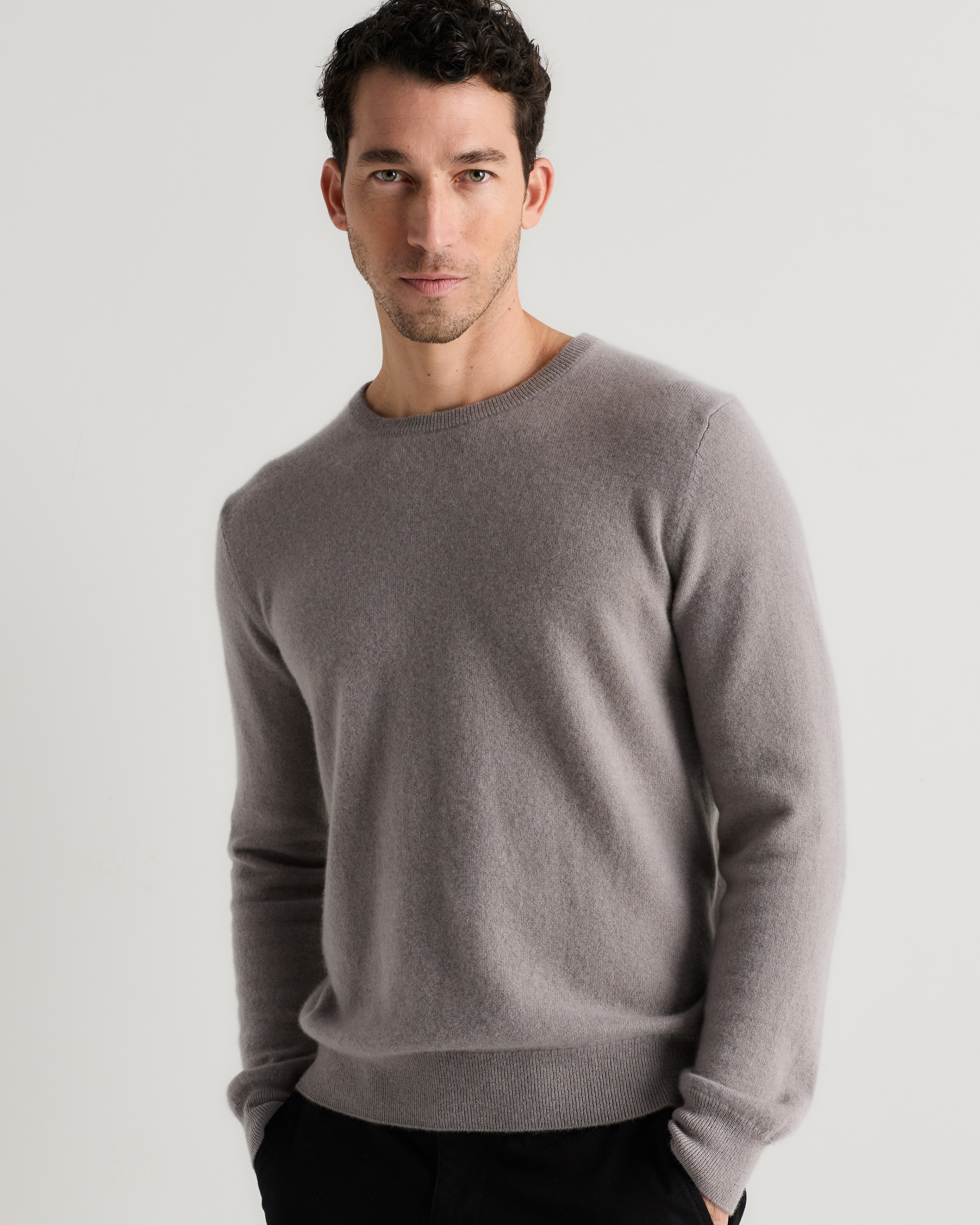 Mongolian Cashmere Crewneck Sweater — Image 13