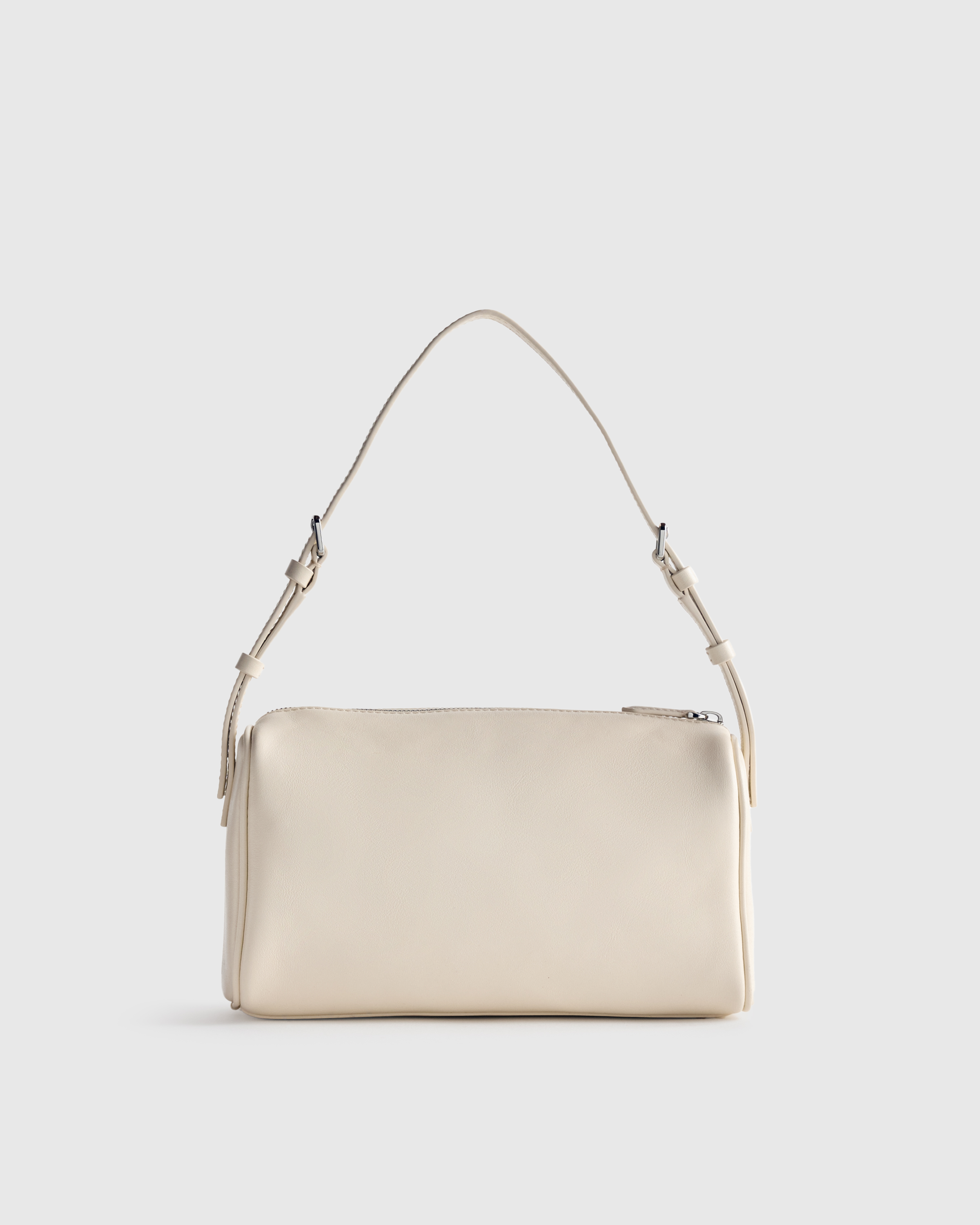 Italian Leather Mini Barrel Shoulder Bag — Image 34