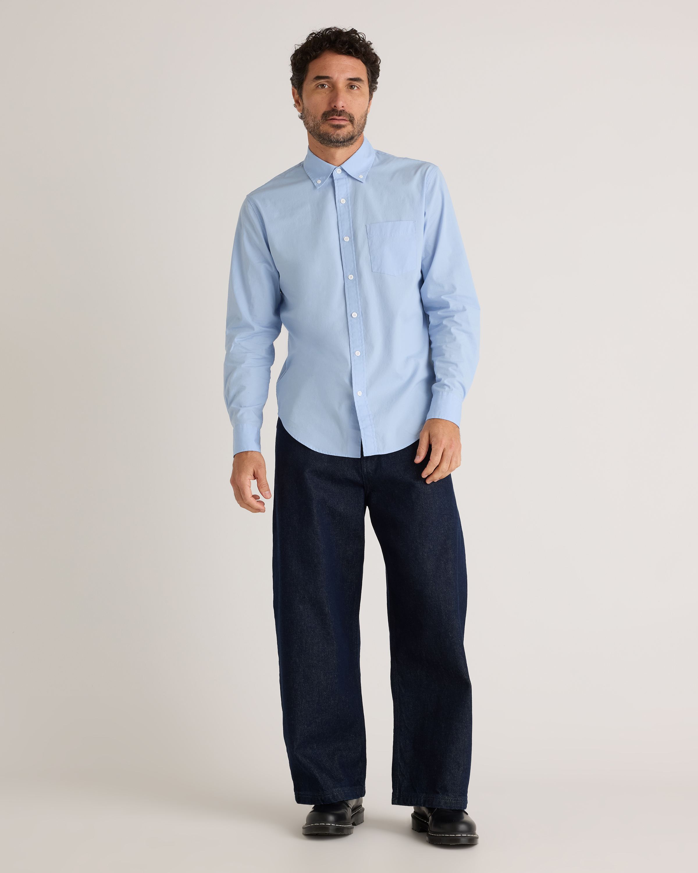 Organic Cotton Stretch Poplin Shirt — Image 15