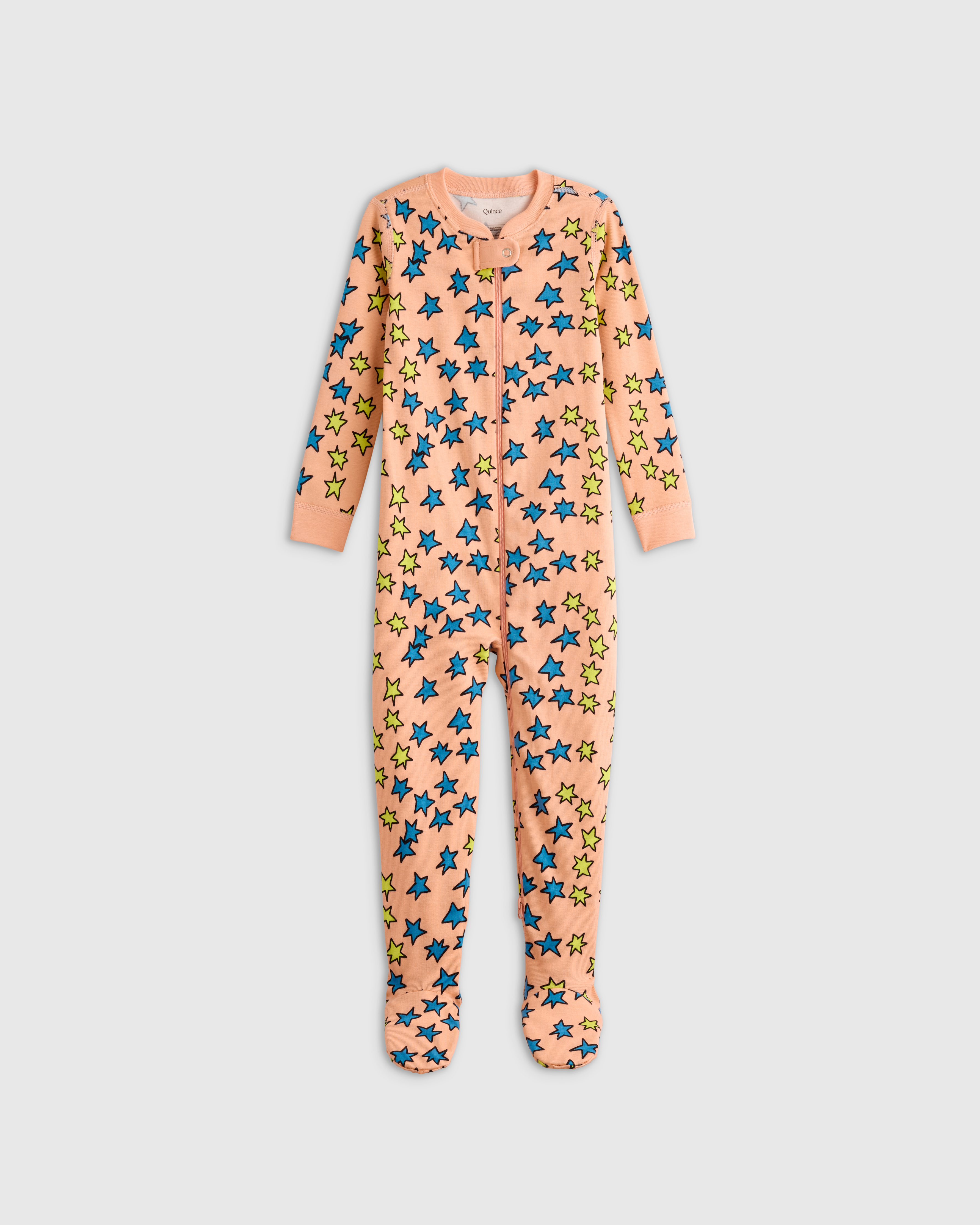 100% Organic Cotton Footie Pajama — Image 18
