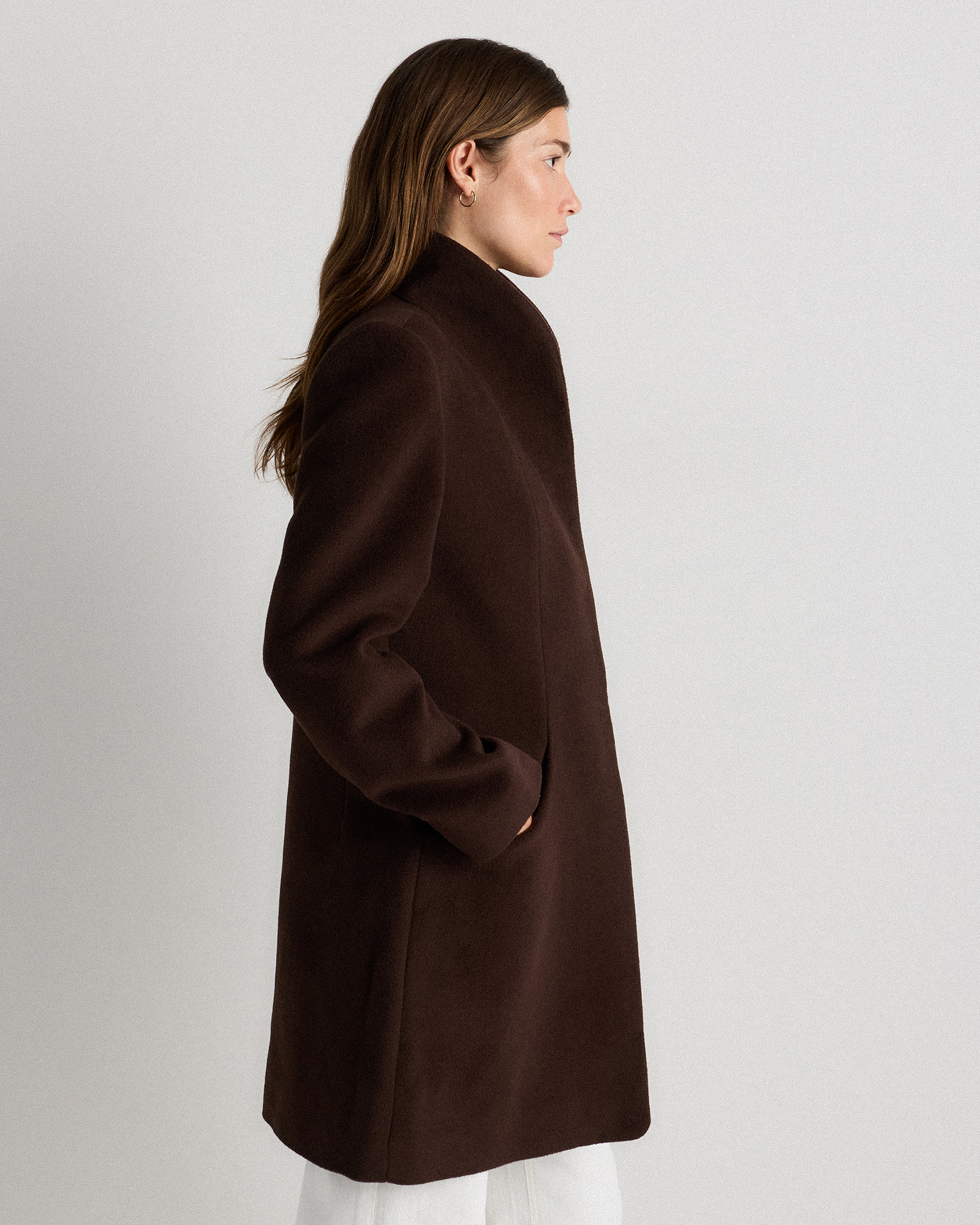 Wool Cashmere Cocoon Coat — Image 30
