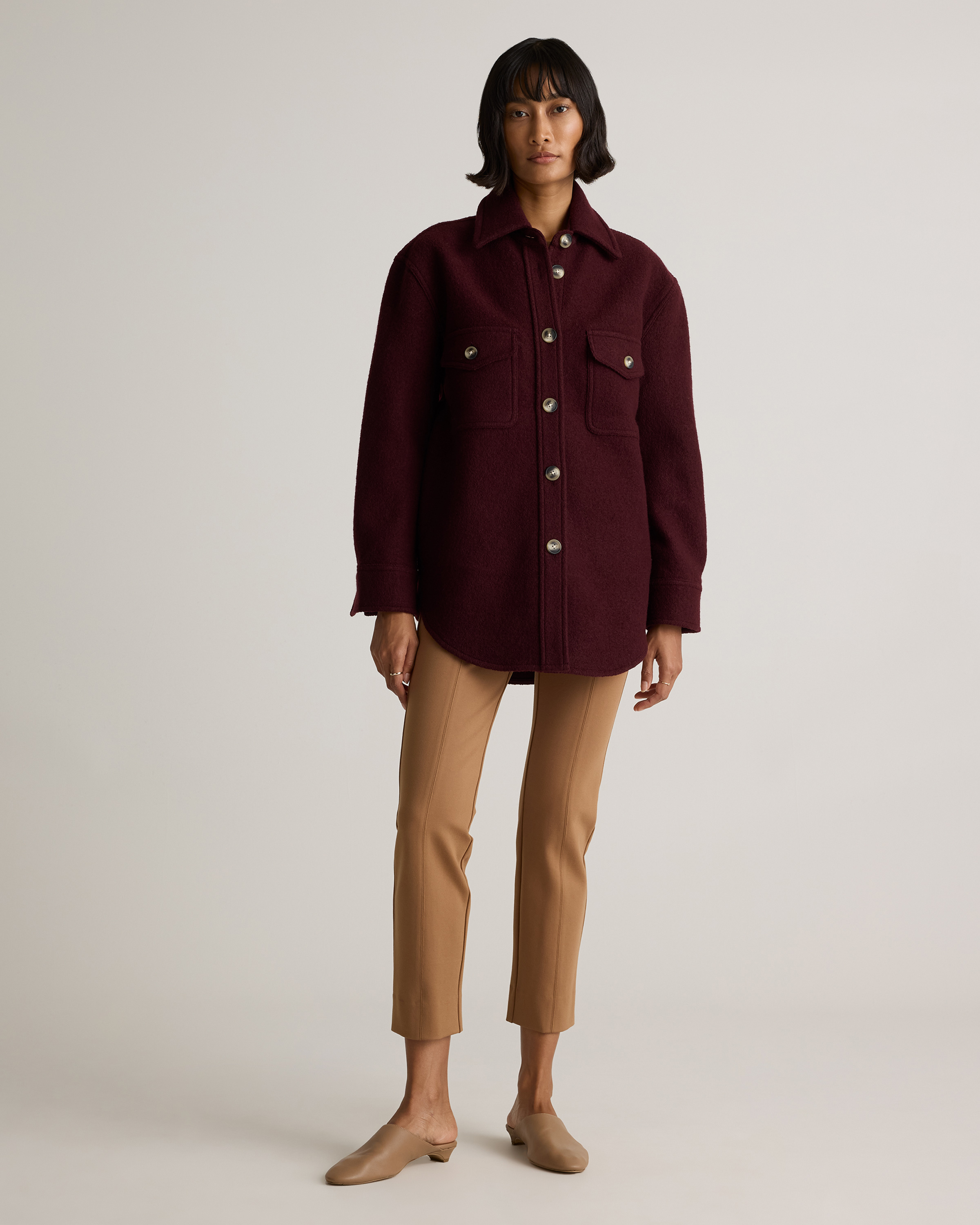 100% Merino Wool Shirt Jacket — Image 49