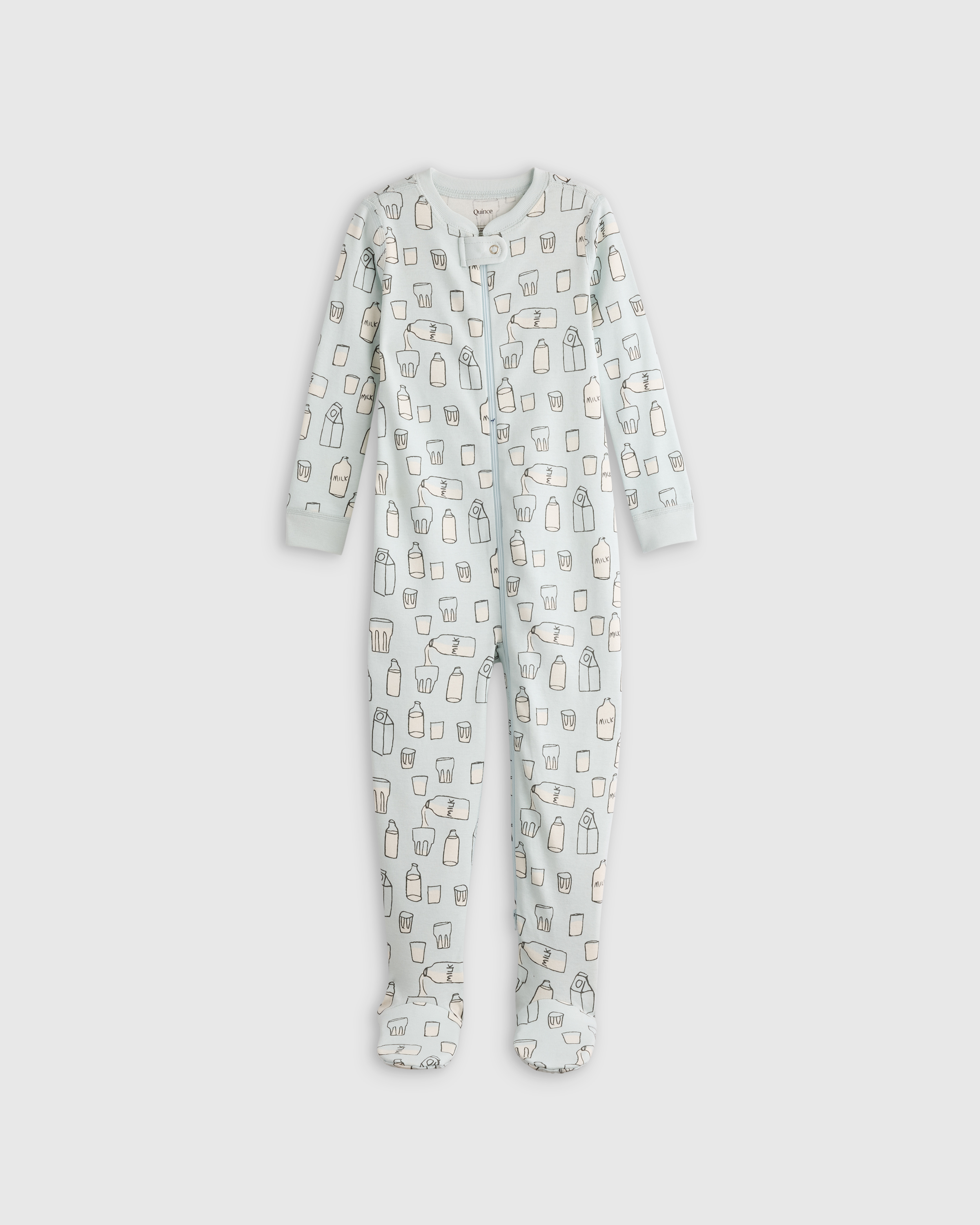 100% Organic Cotton Footie Pajama — Image 27