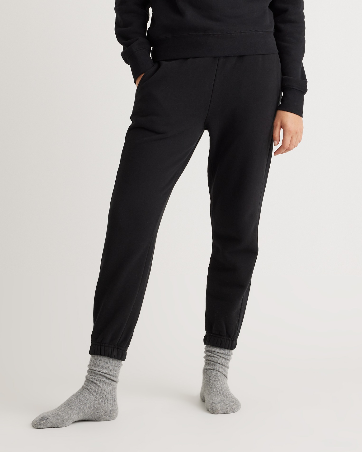 Organic Heavyweight Fleece Boyfriend Sweatpants — Image 15