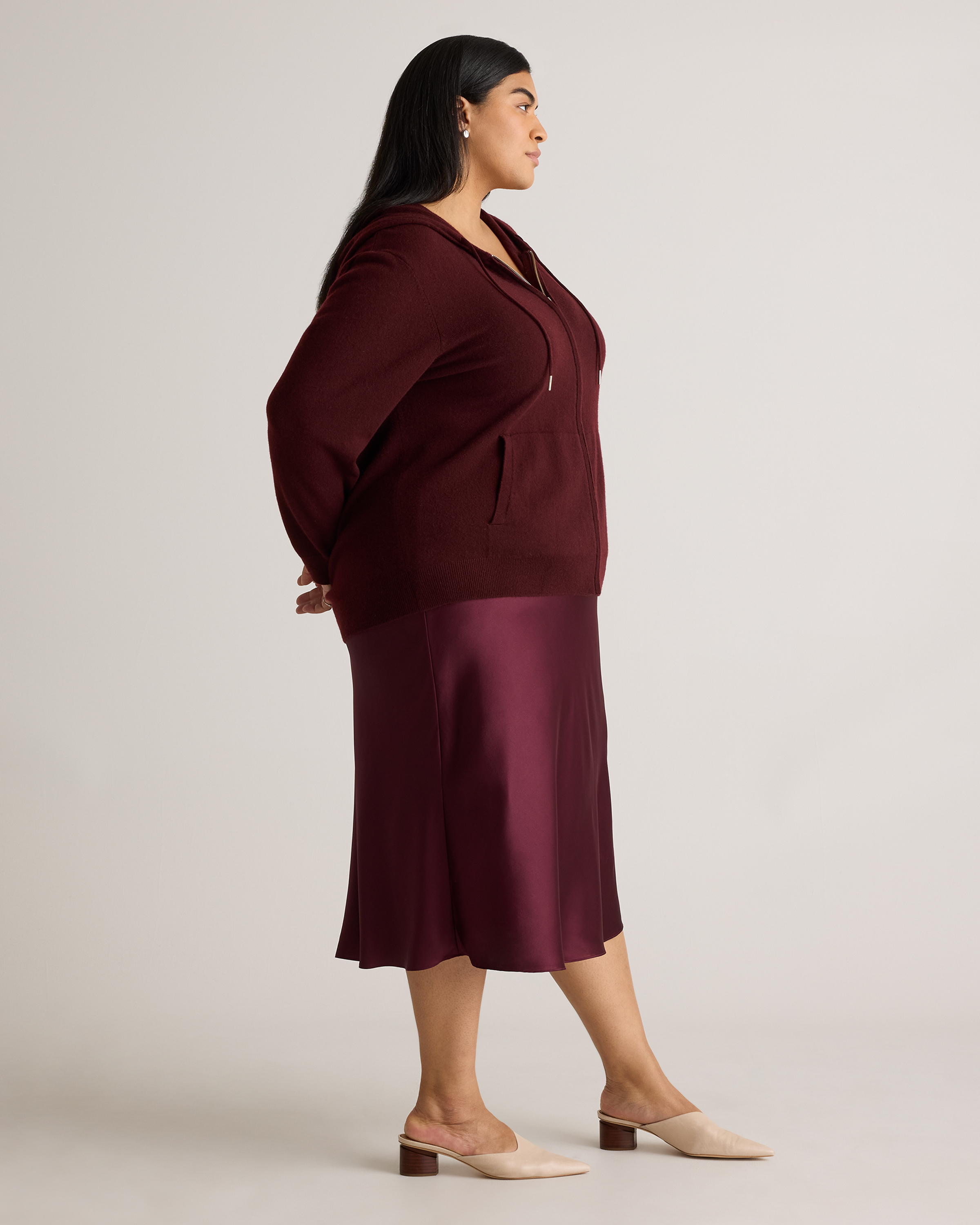 Mongolian Cashmere Full-Zip Hoodie — Image 15