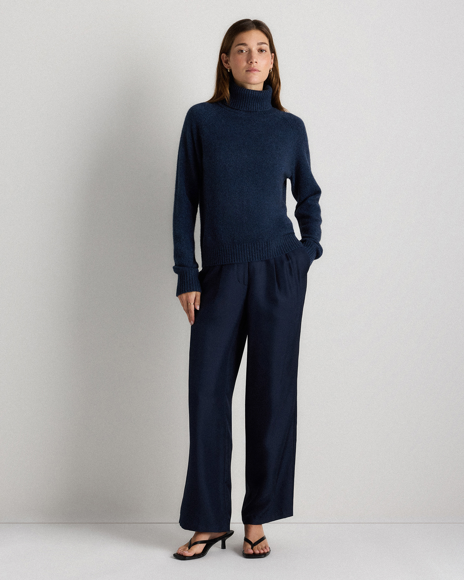 100% Yak Wool Turtleneck Sweater — Image 9