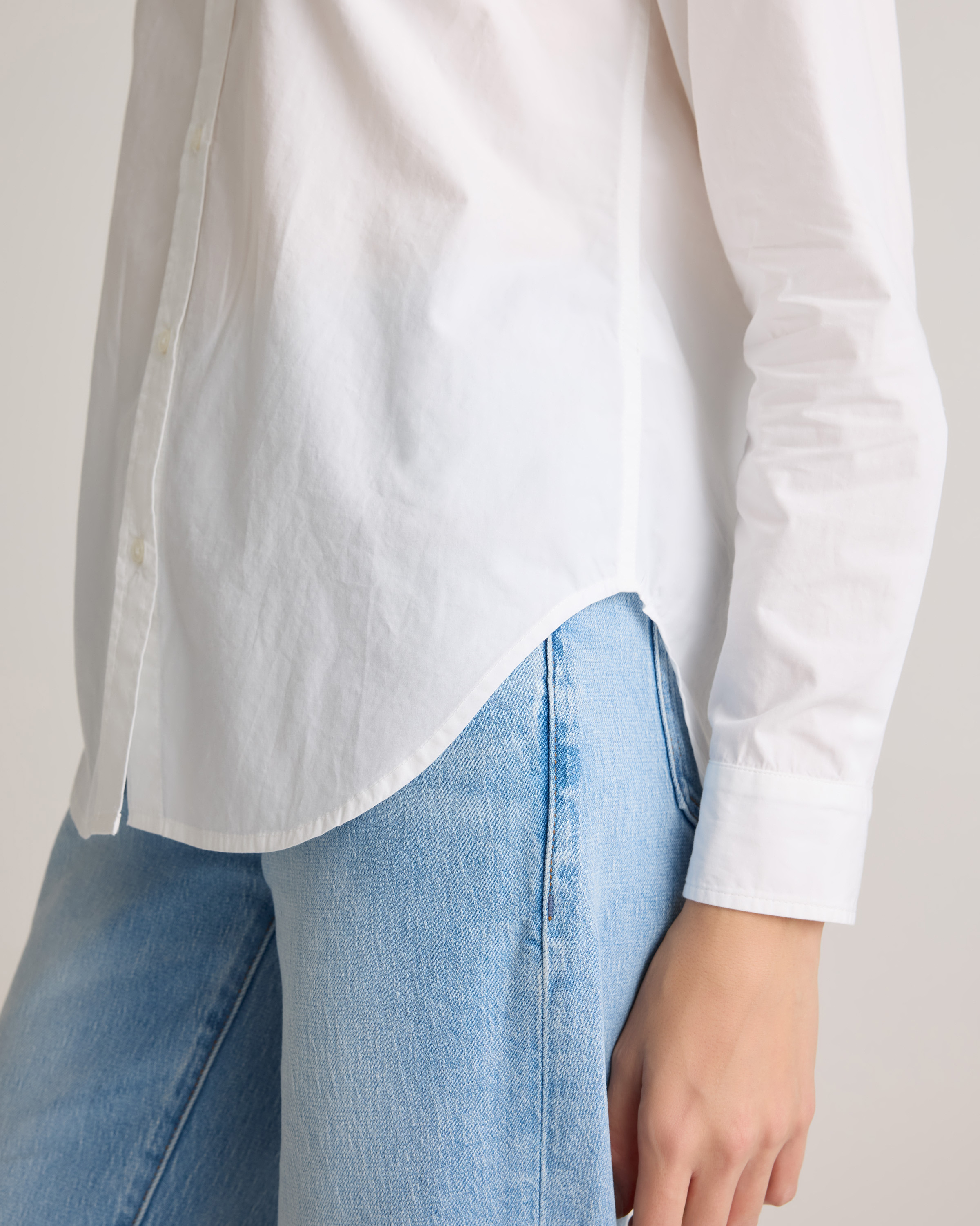 100% Organic Cotton Poplin Long Sleeve Shirt — Image 22