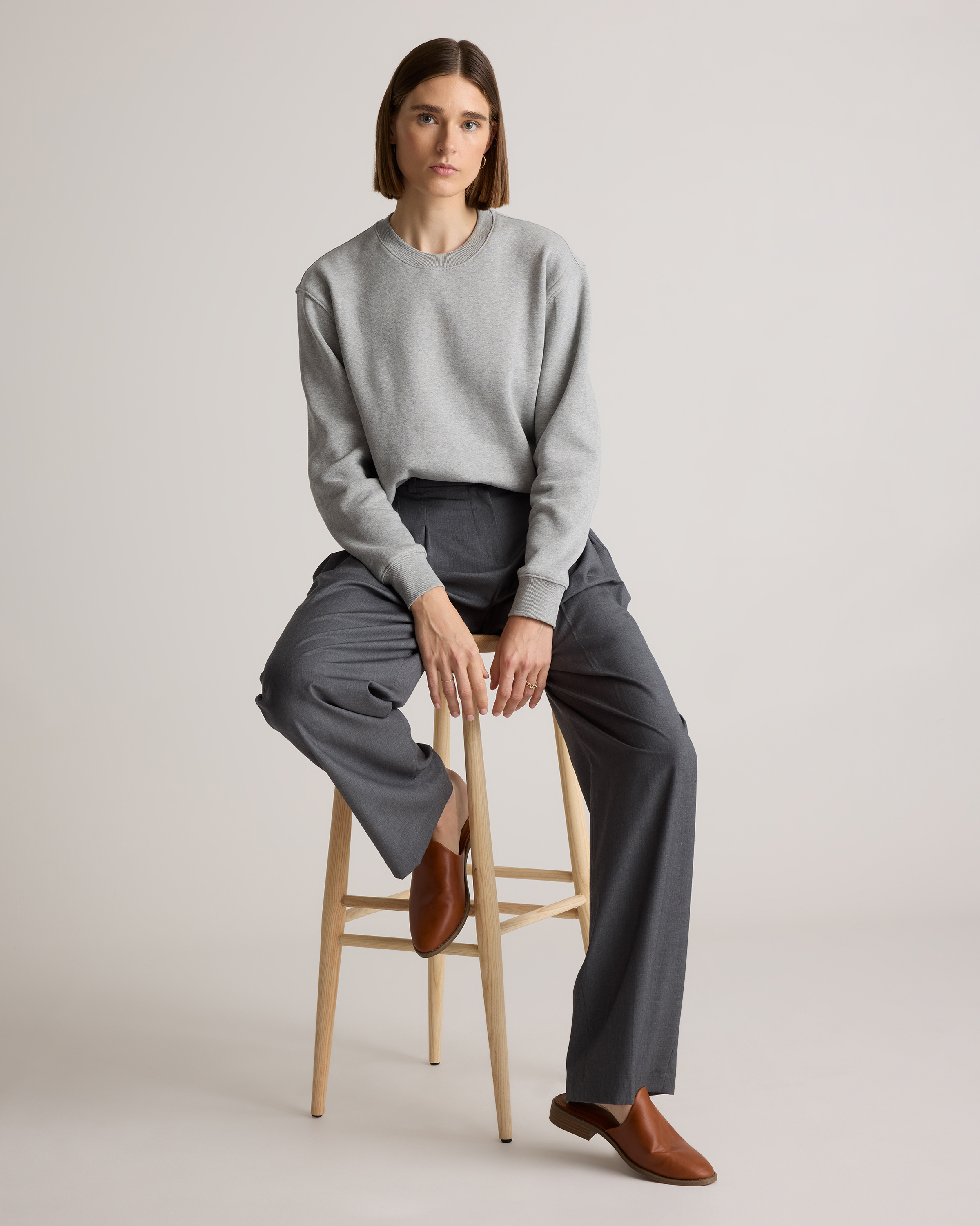 Organic Heavyweight Fleece Crew — Image 10