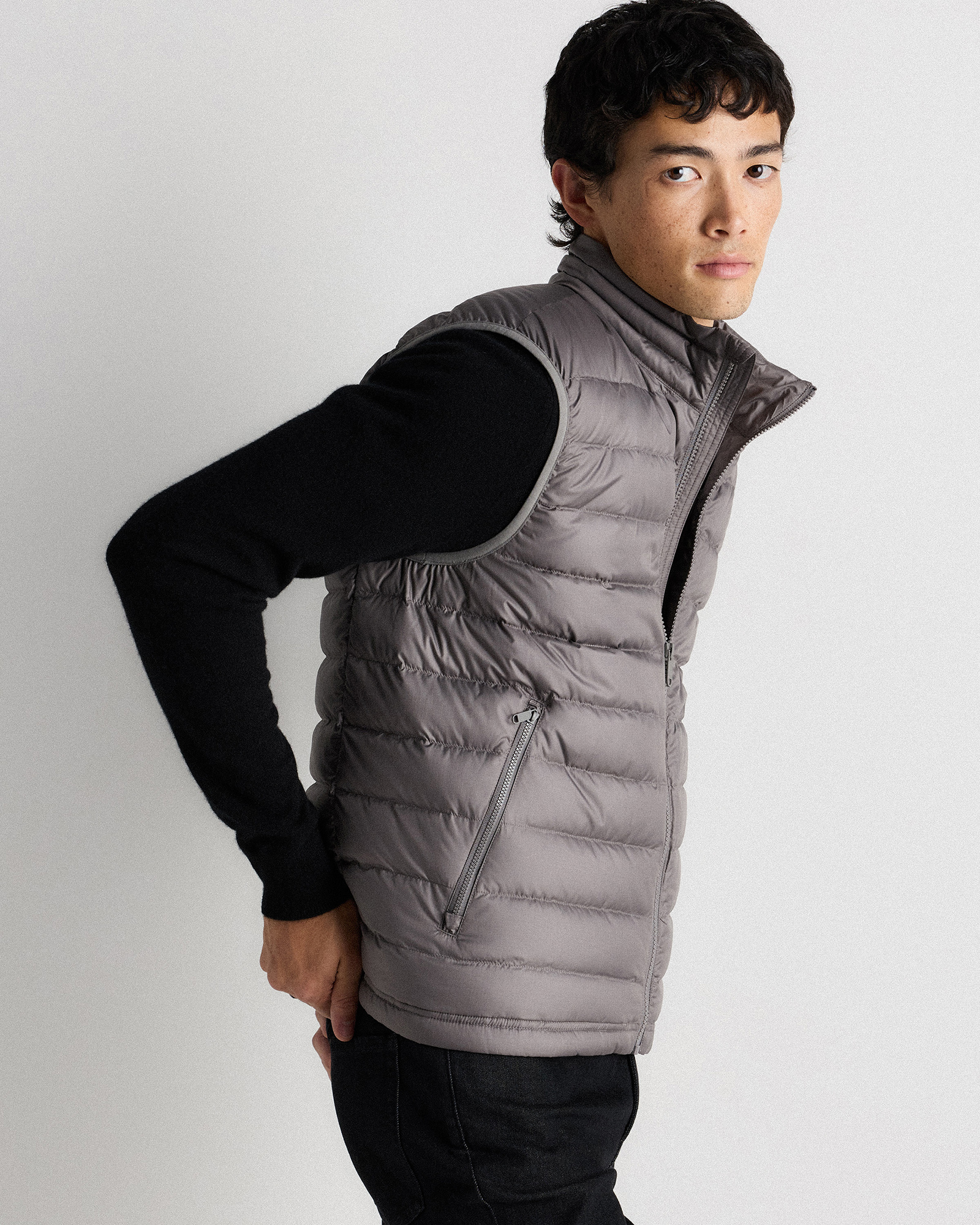 Lightweight Down Packable Puffer Vest — Image 16