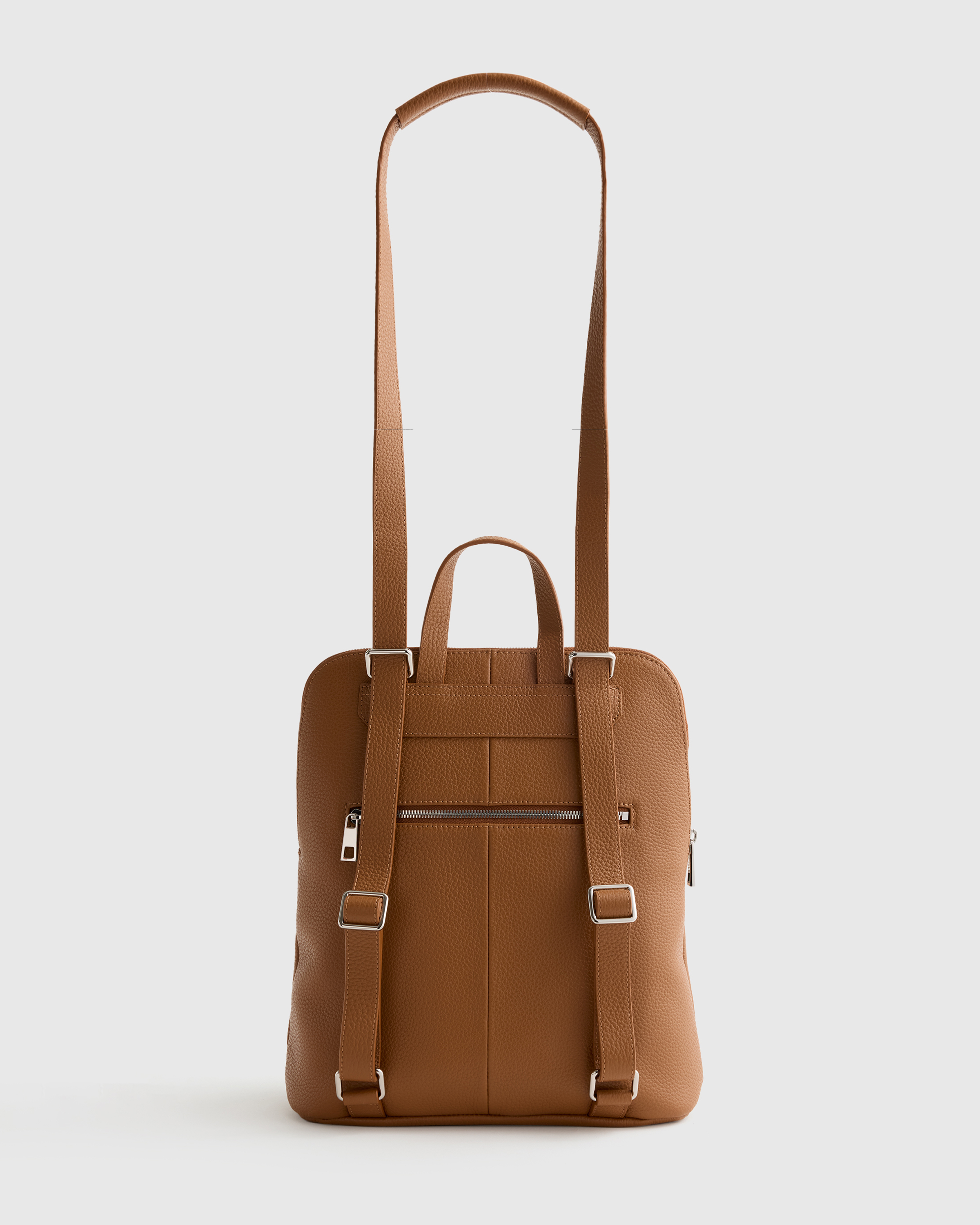 Italian Leather Convertible Backpack — Image 25