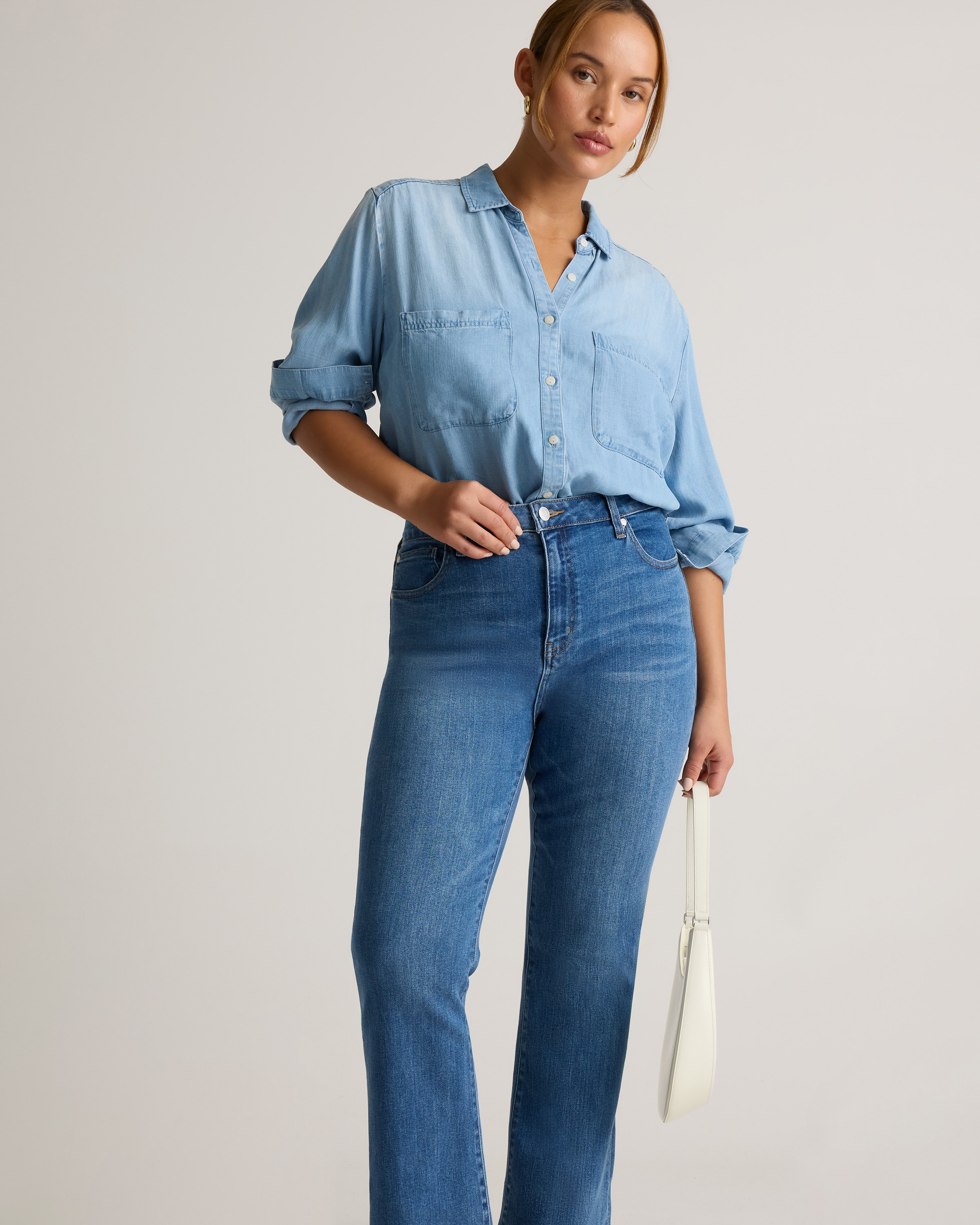 Bella Stretch Kick Flare Jeans — Image 132