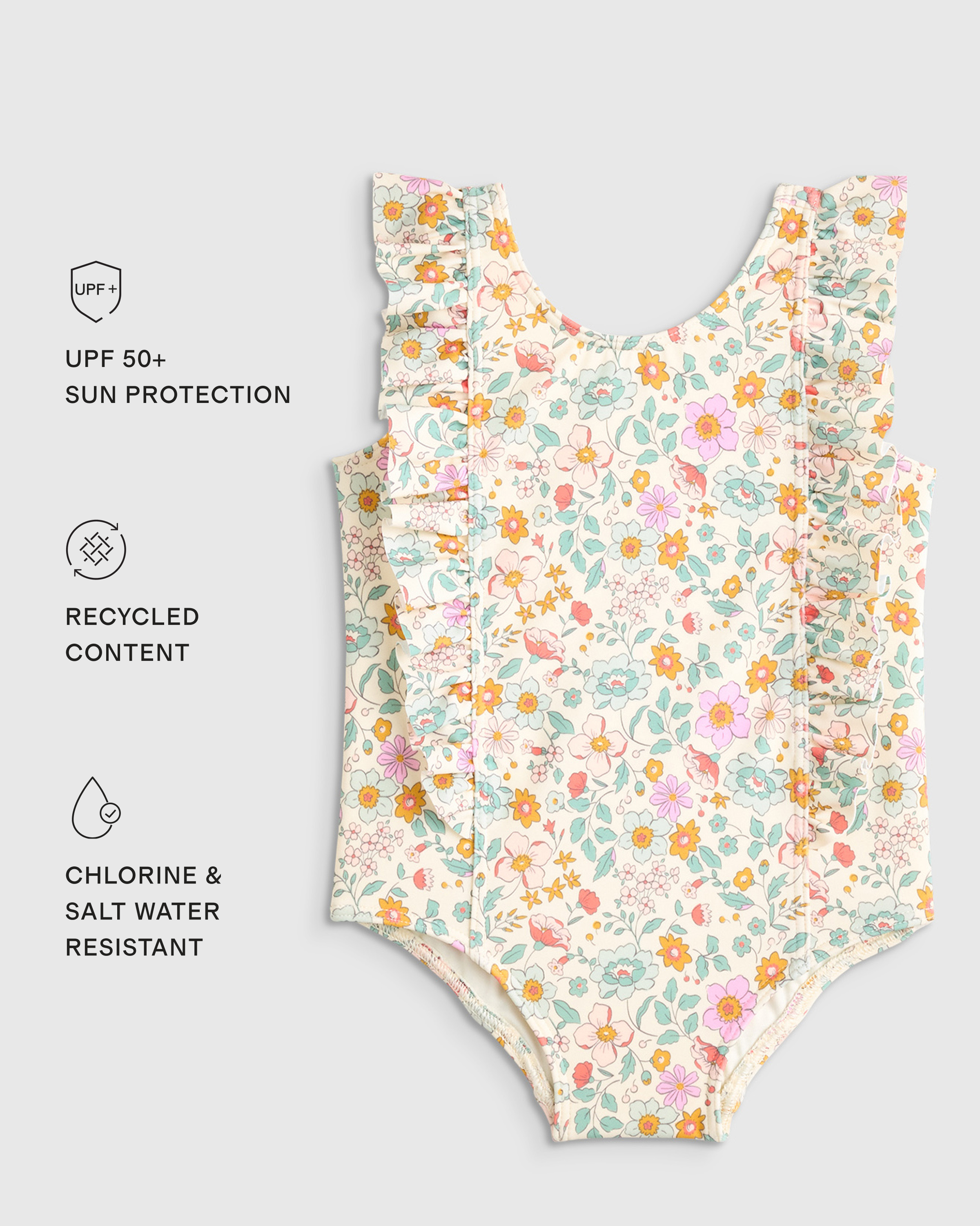 Ruffle One Piece Swimsuit — Image 6