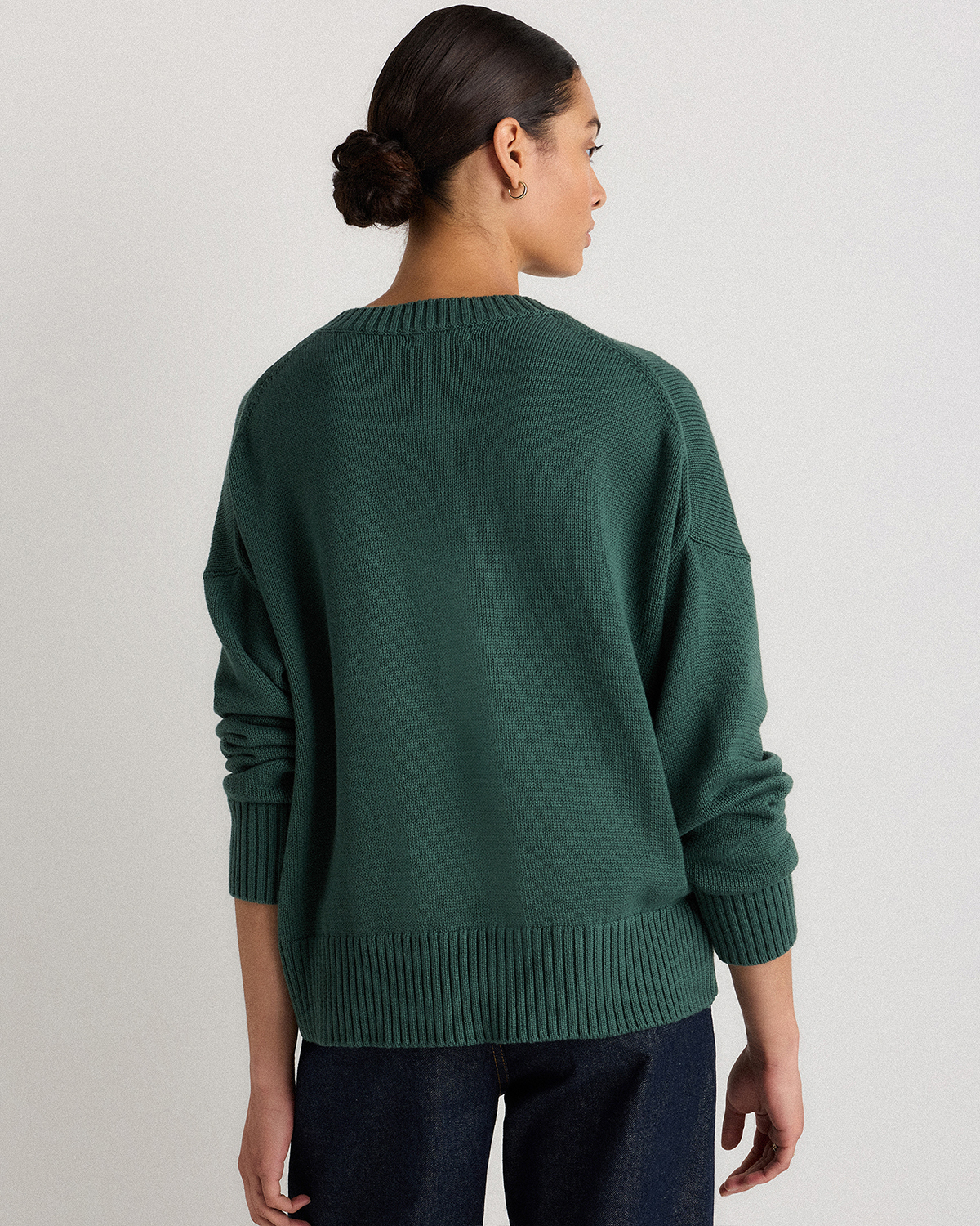 100% Organic Cotton Boyfriend Crew Sweater — Image 47