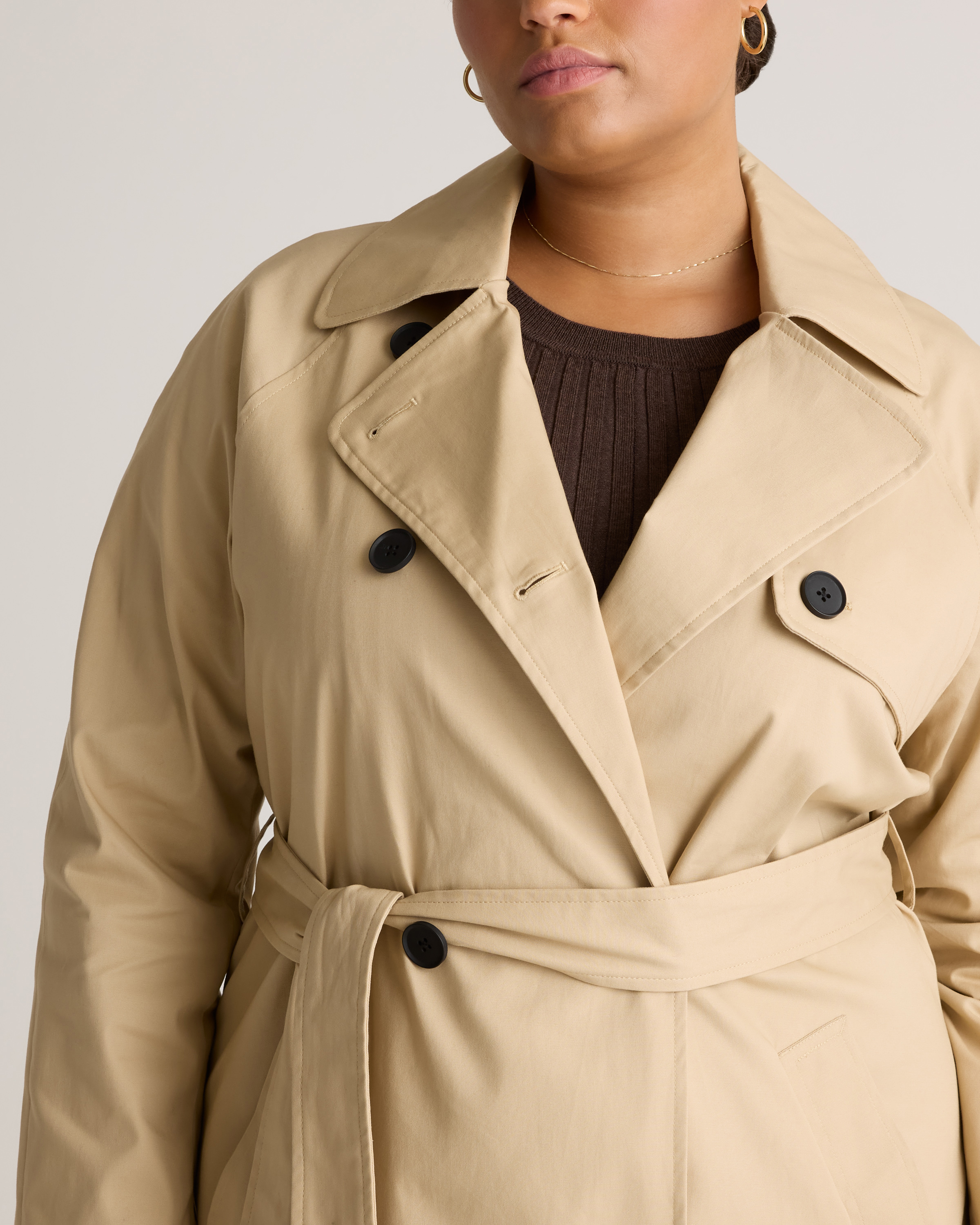 Comfort Stretch Trench Coat — Image 4