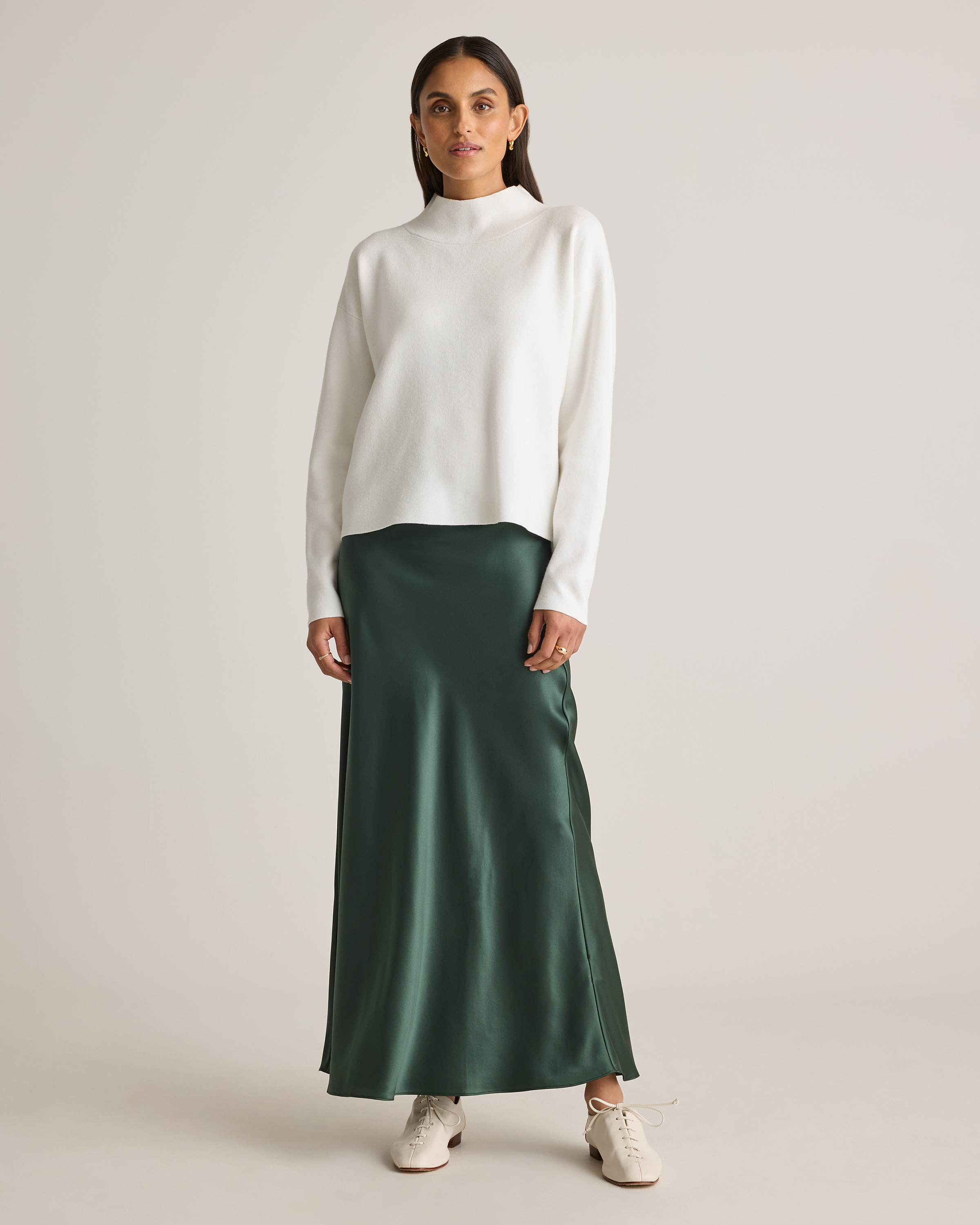 100% Washable Silk Maxi Skirt — Image 13