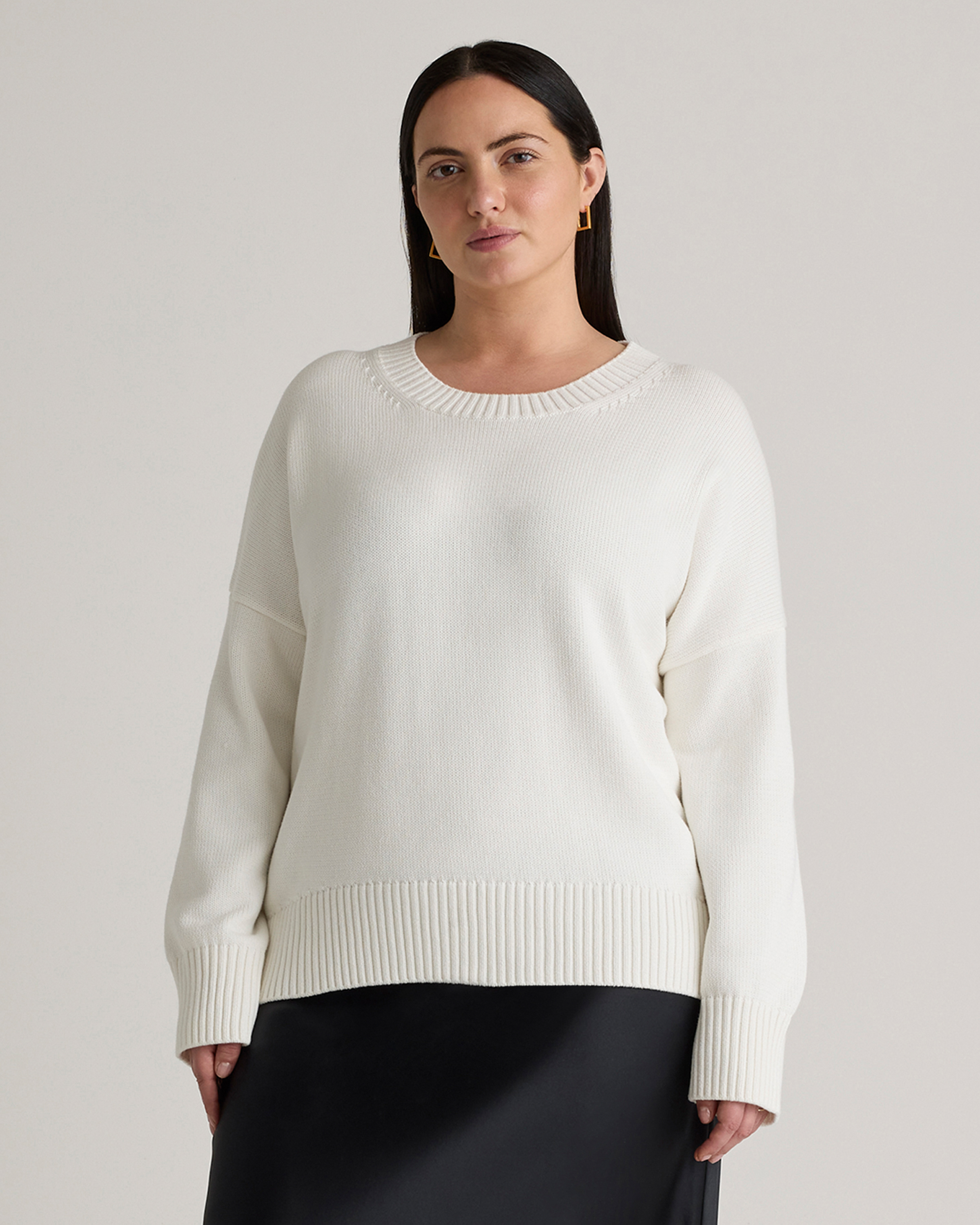 100% Organic Cotton Boyfriend Crew Sweater — Image 14