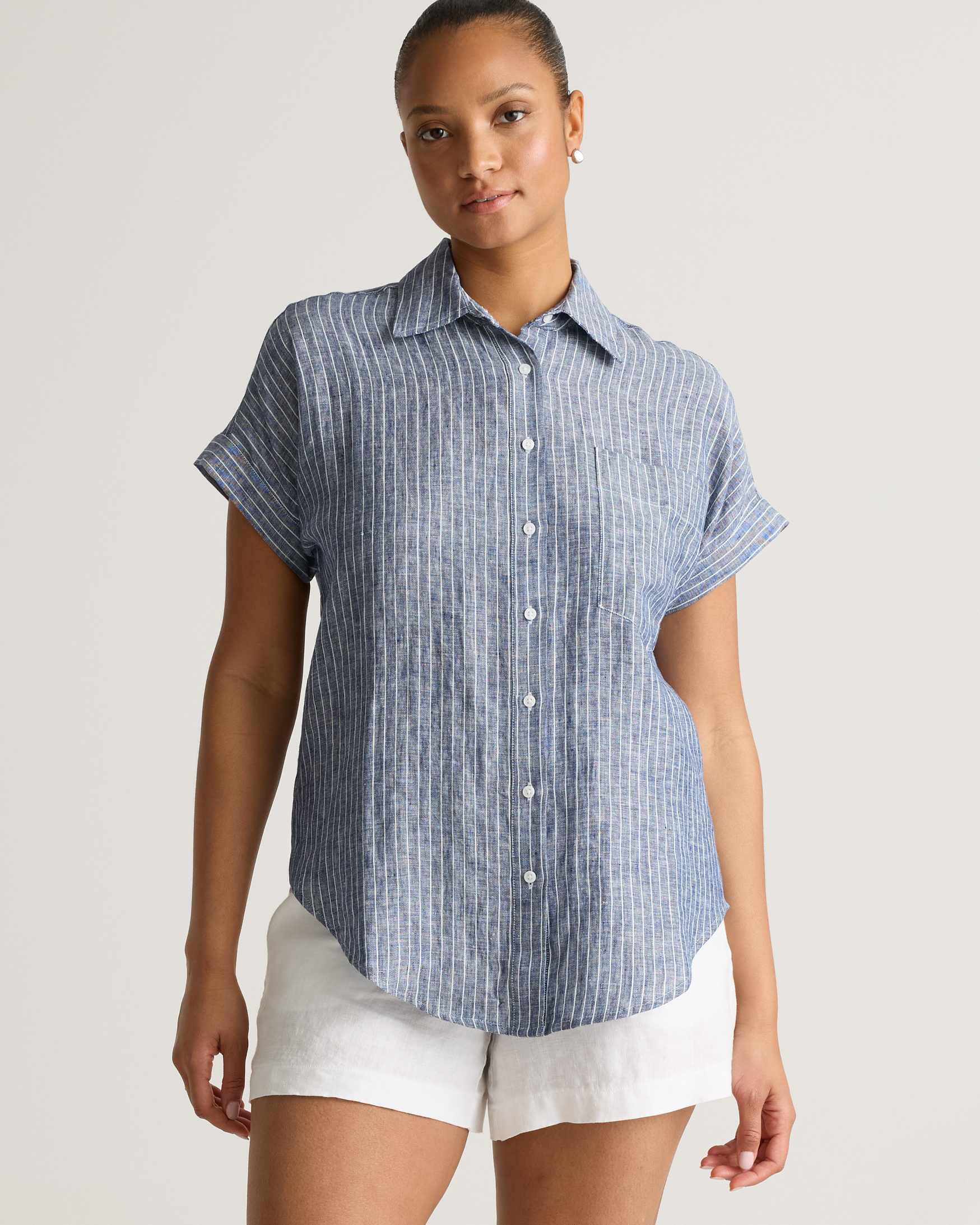 100% European Linen Camp Shirt — Image 21