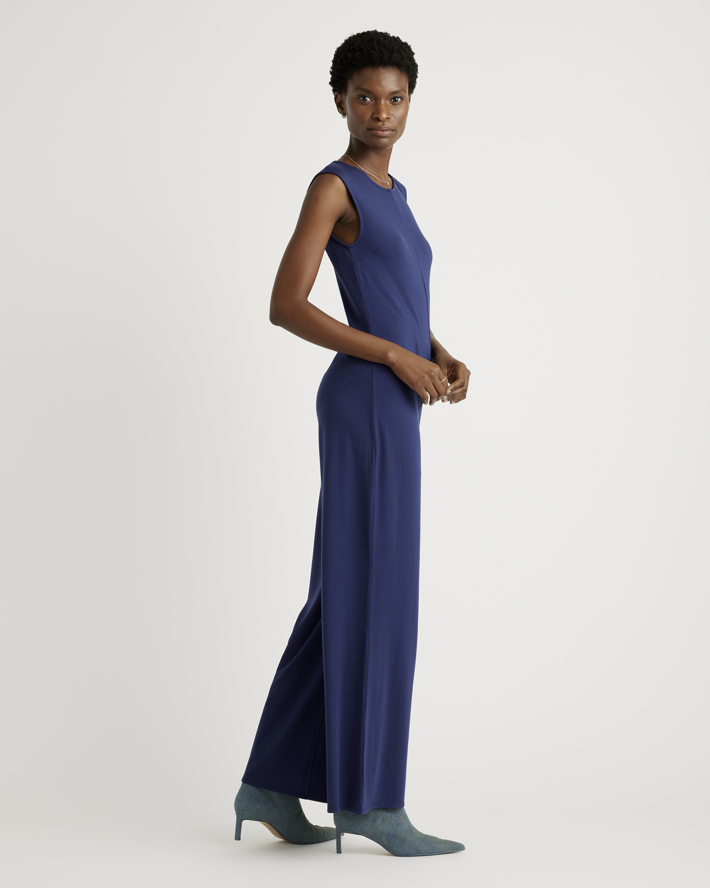 Tencel Jersey Tank Jumpsuit — Image 3
