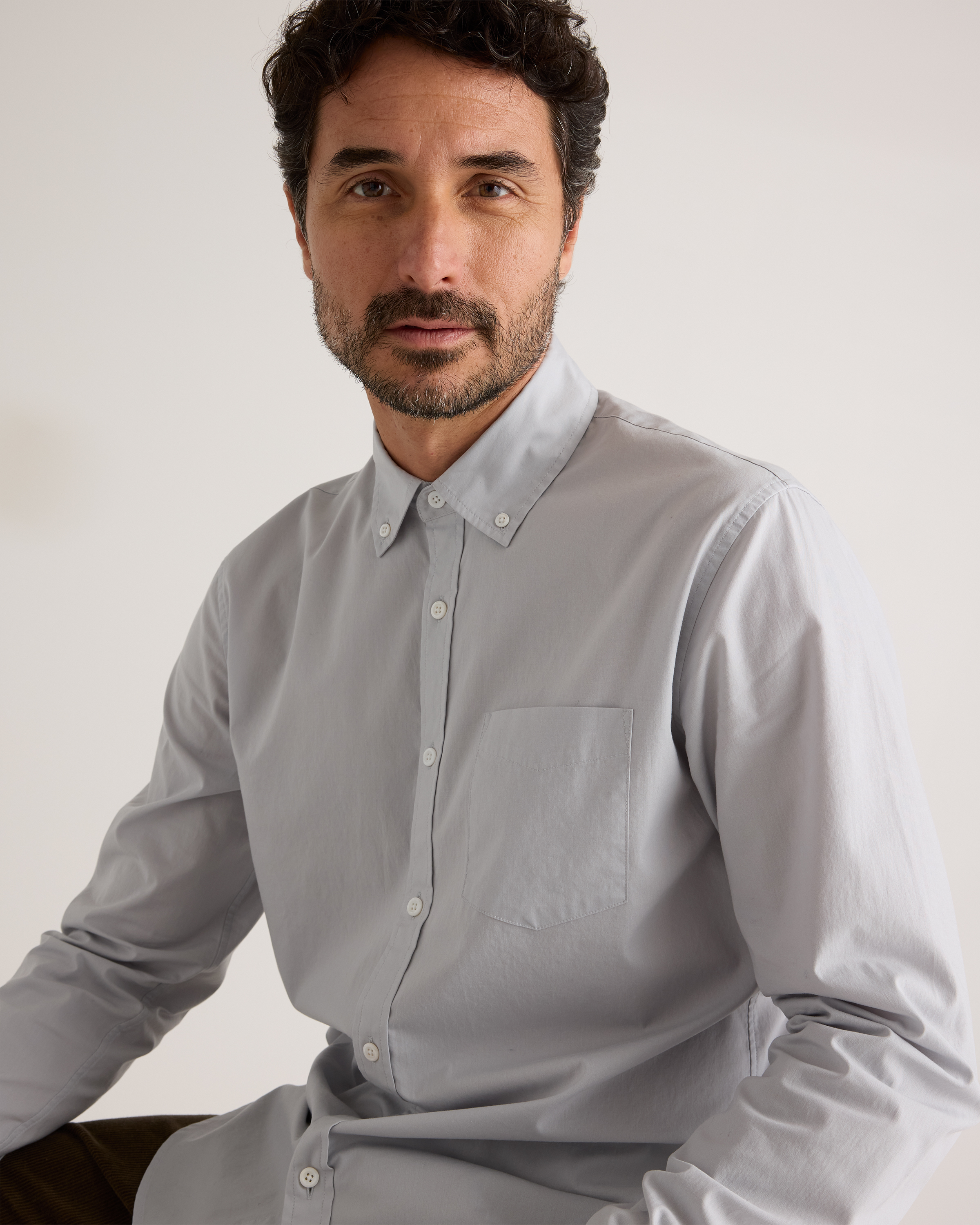 Organic Cotton Stretch Poplin Shirt — Image 6