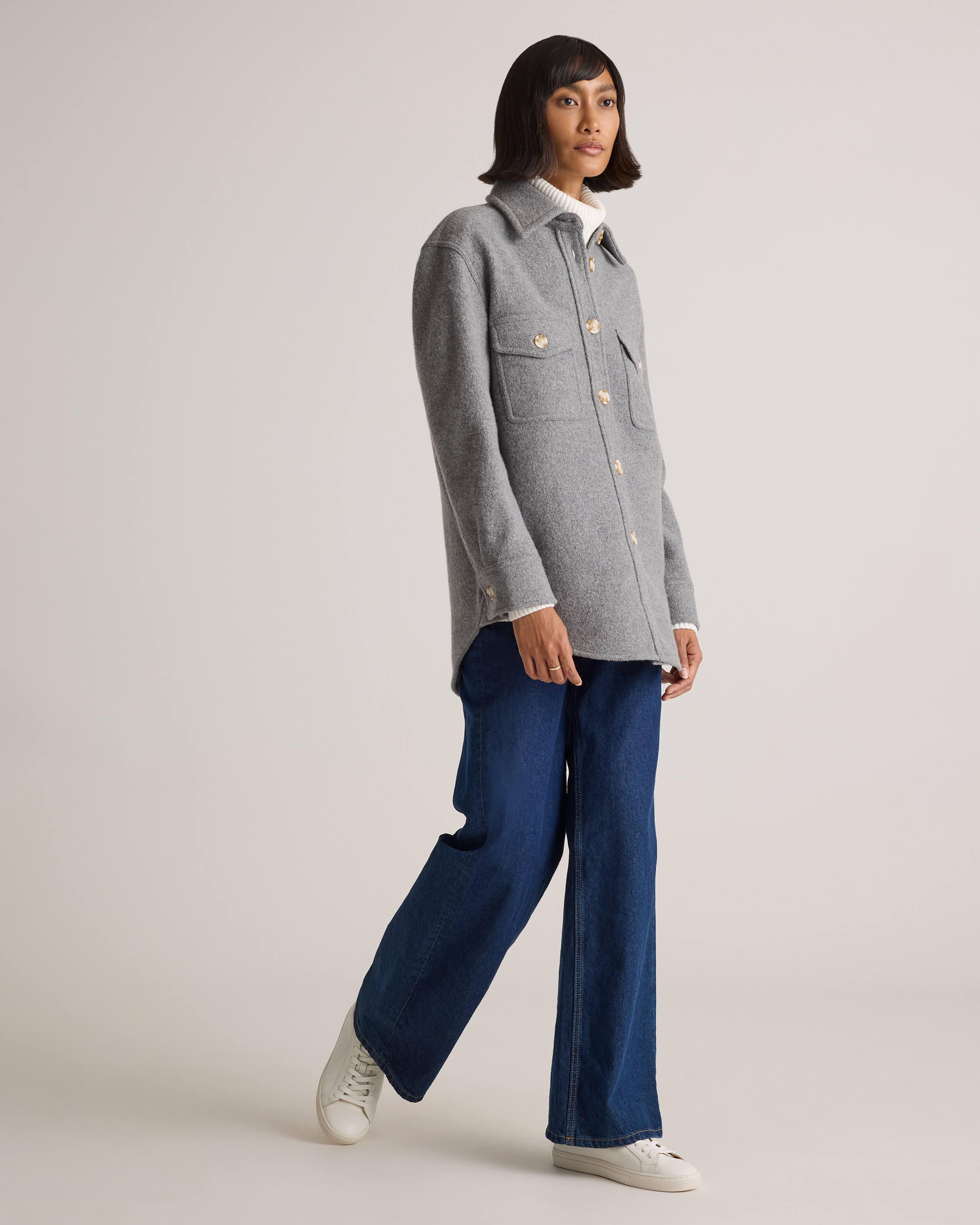 100% Merino Wool Shirt Jacket — Image 37