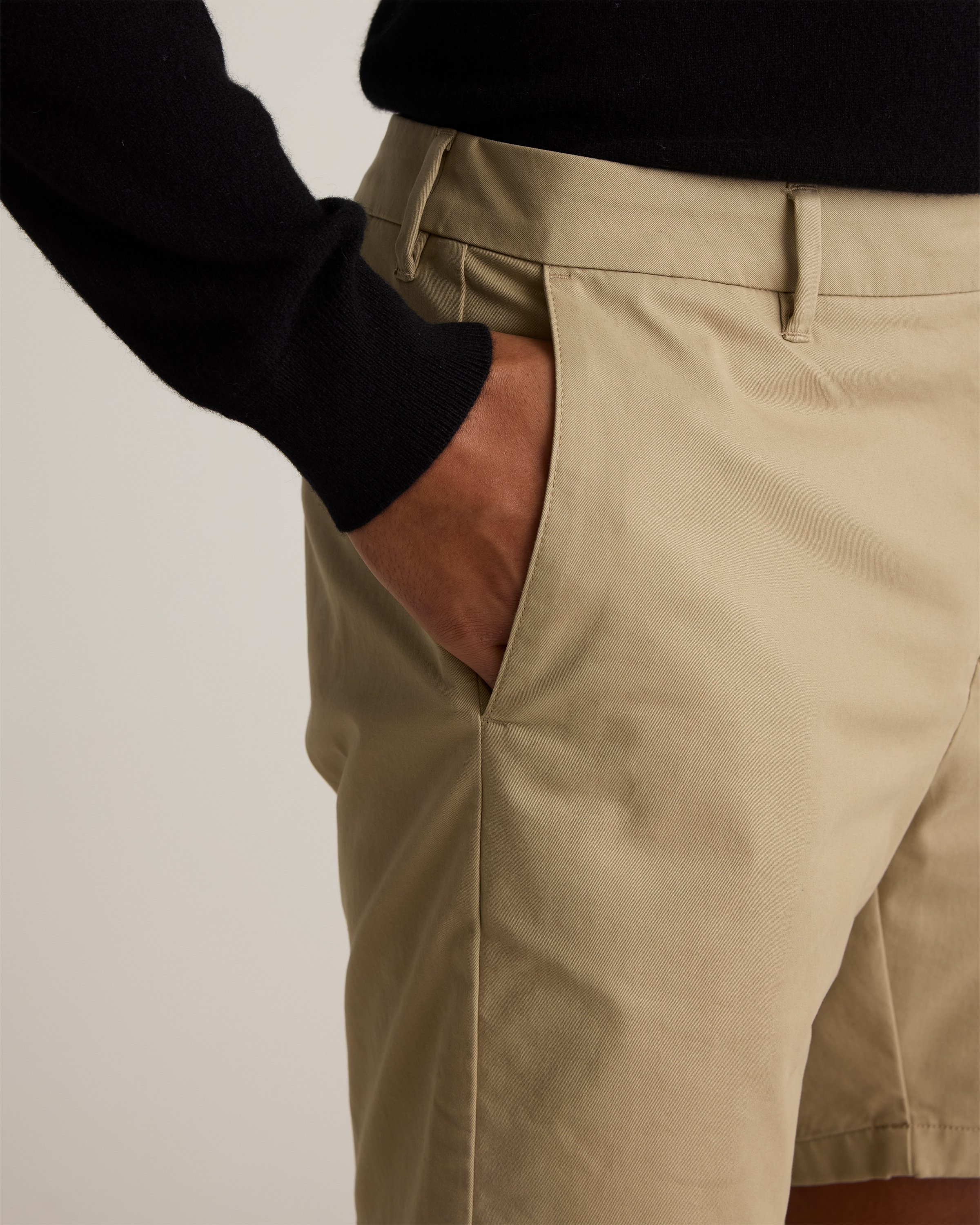 Organic Cotton Classic Stretch Chino Shorts - 7" — Image 3
