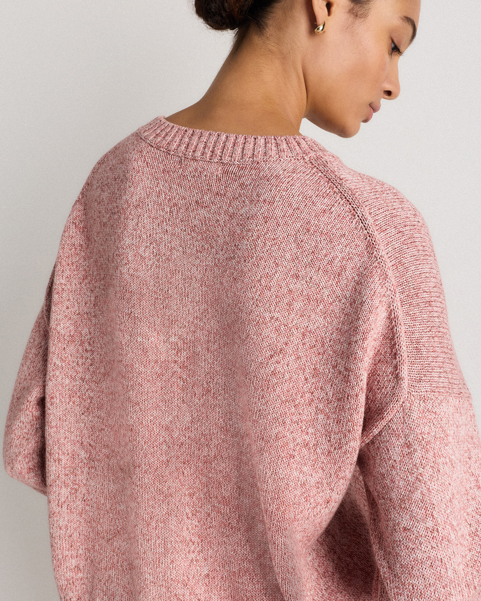 100% Organic Cotton Boyfriend Crew Sweater — Image 20