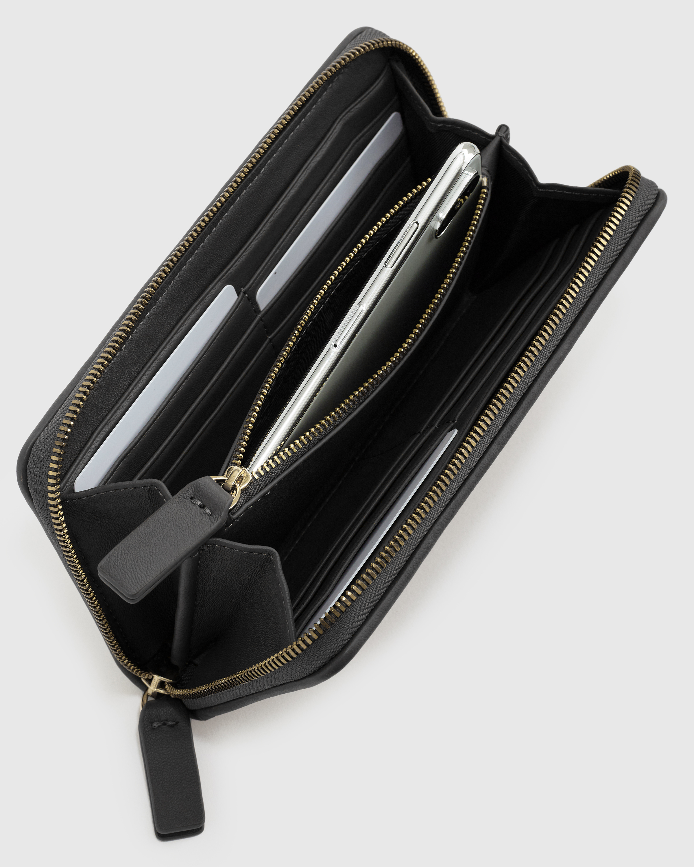 Italian Leather Quilted Continental Wallet — Image 3